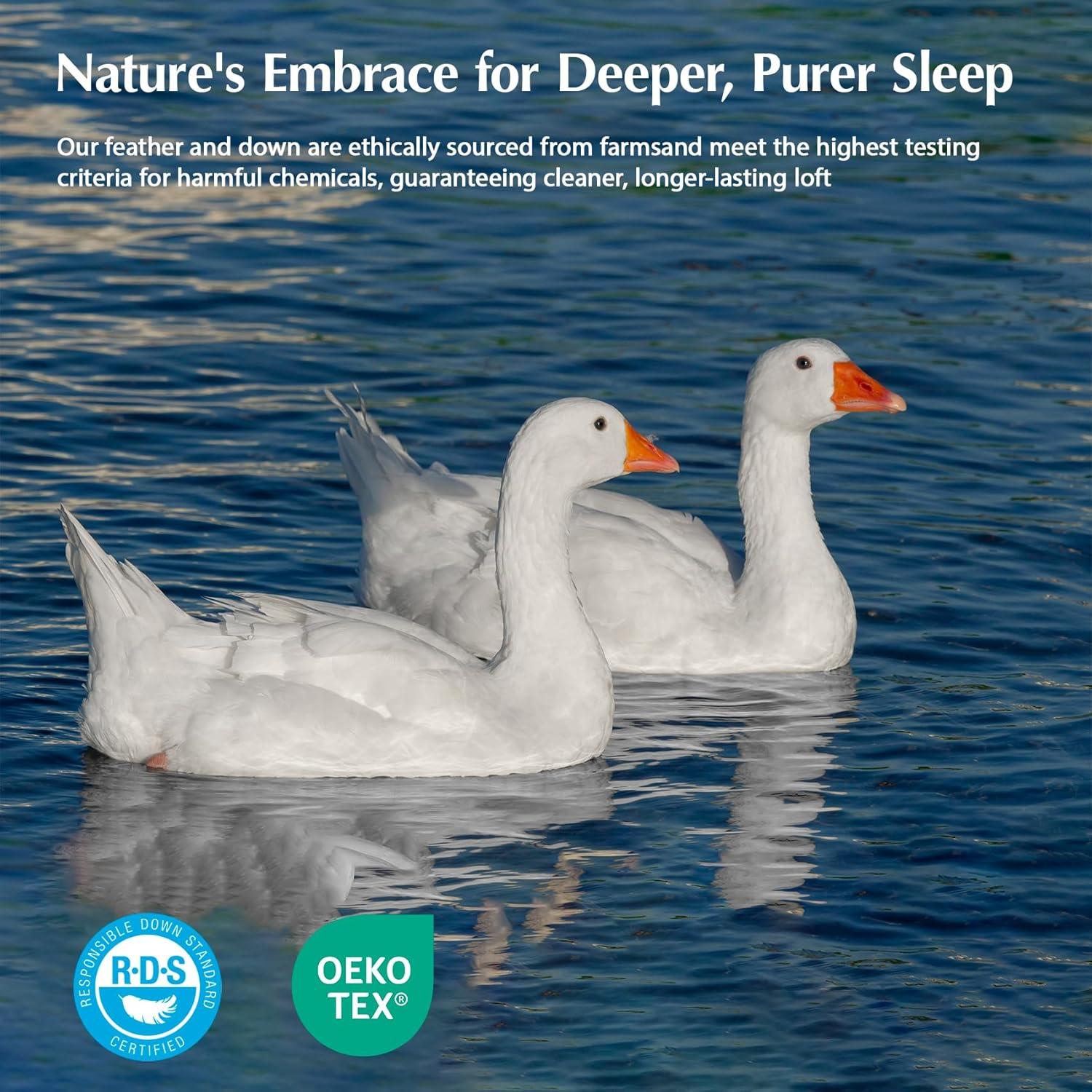 Edredón de Plumas de Ganso Pacific Coast King 269x229 cm