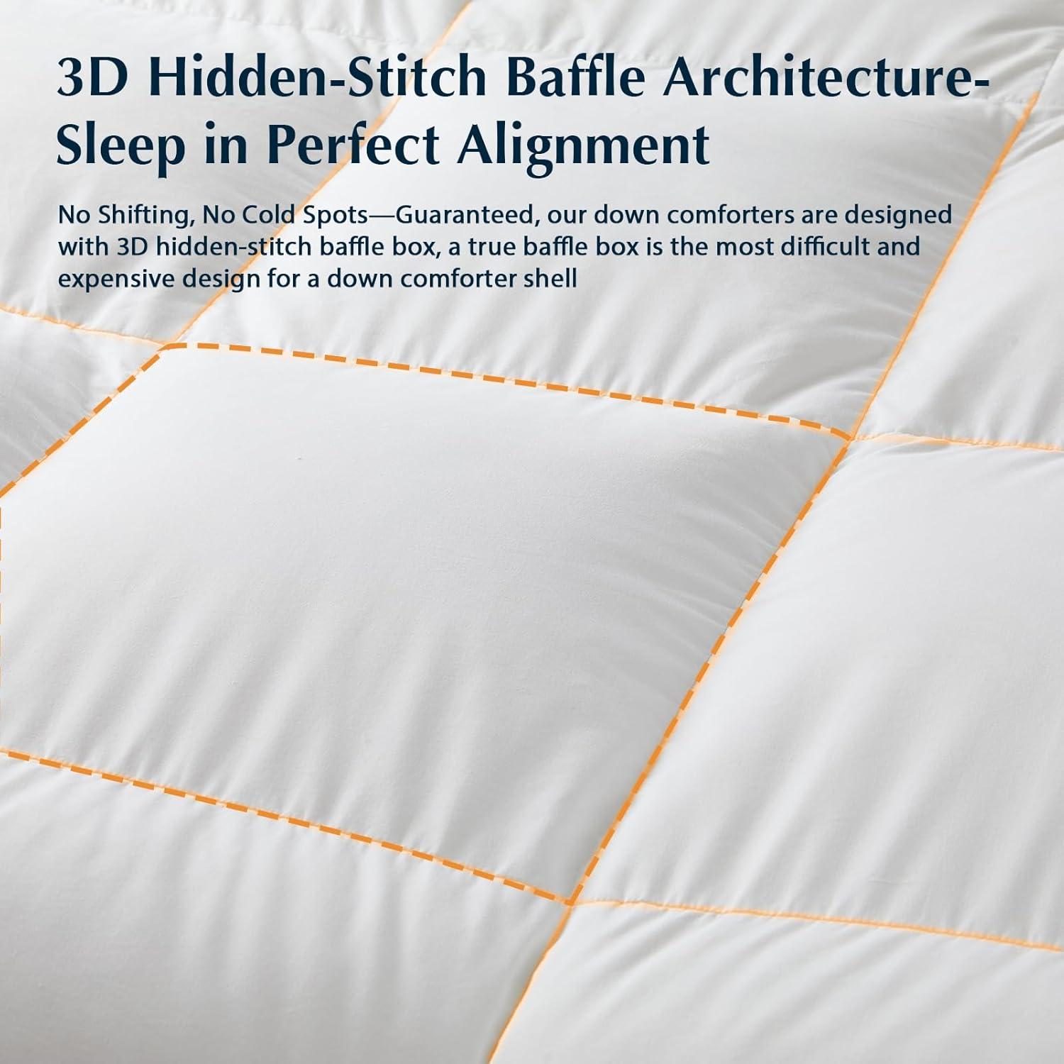 Edredón de Plumas de Ganso Pacific Coast King 269x229 cm