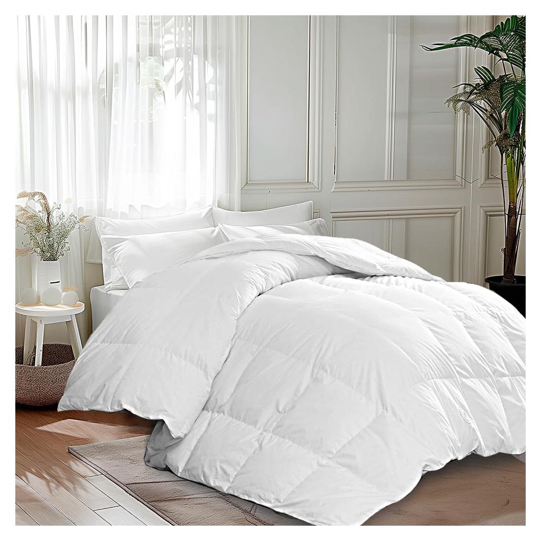 Edredón de plumas de ganso Martha Stewart Queen 228.6x228.6cm
