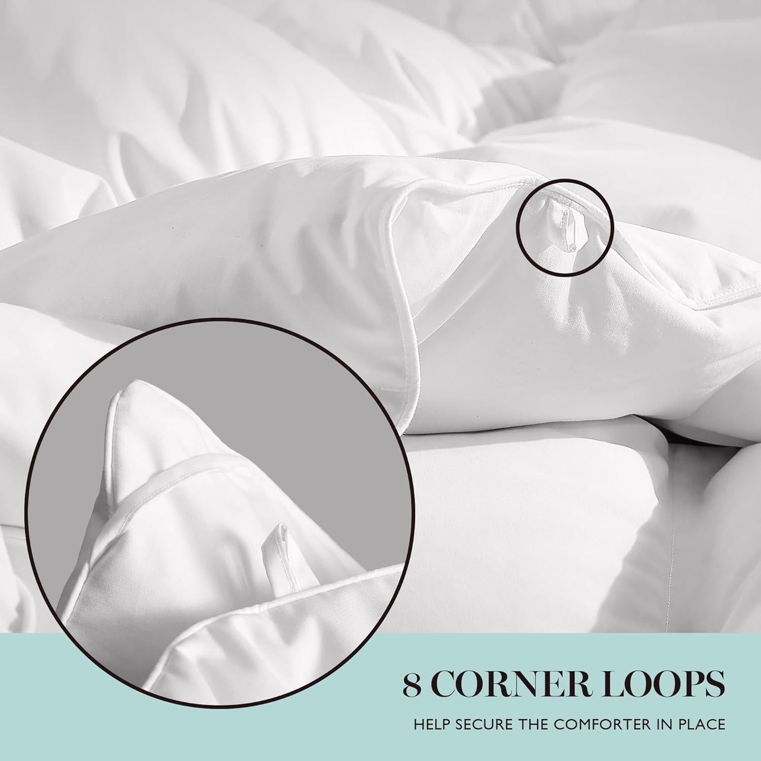 Edredón de plumas de ganso Martha Stewart Queen 228.6x228.6cm