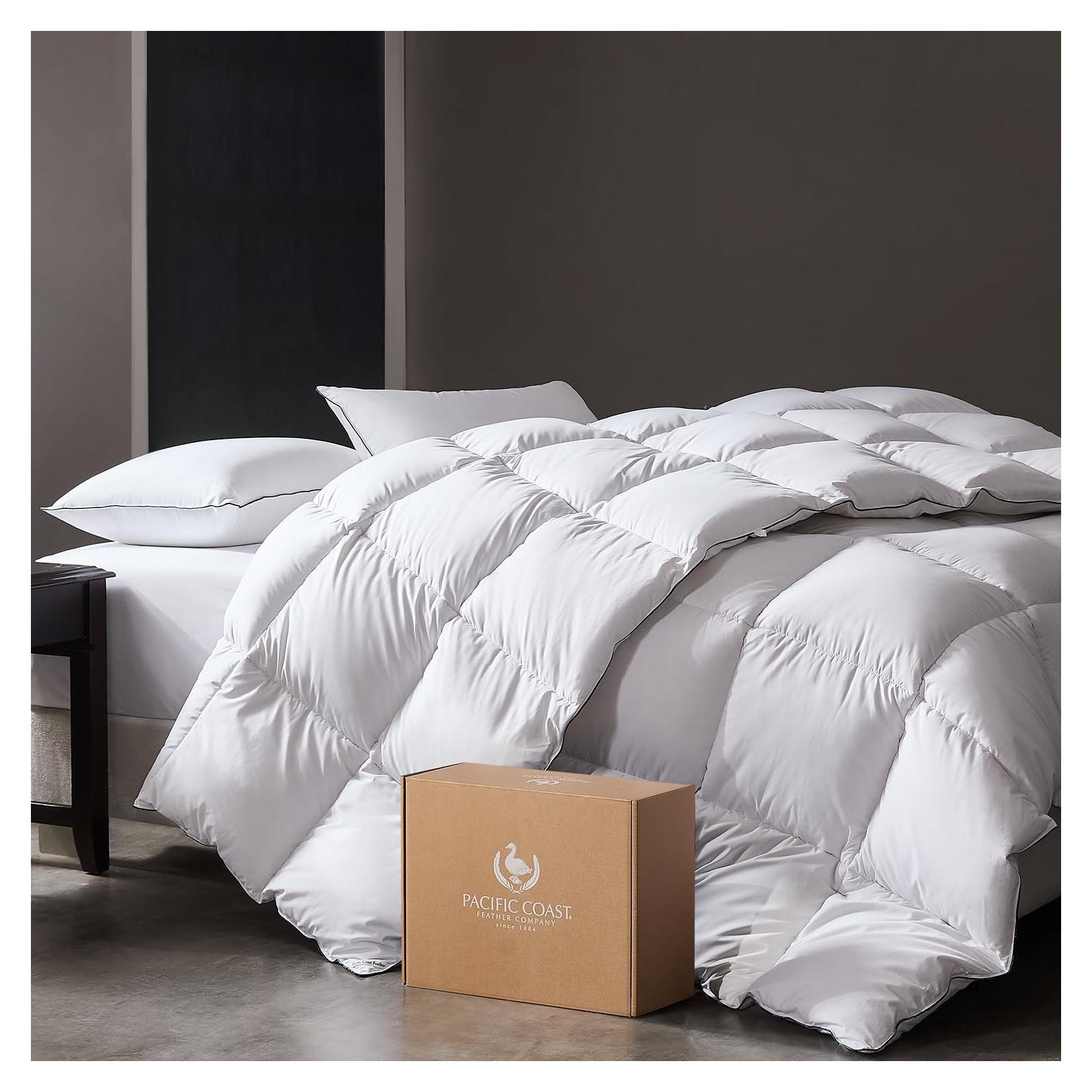 Edredón de Plumas de Ganso Pacific Coast Queen 100% Algodón