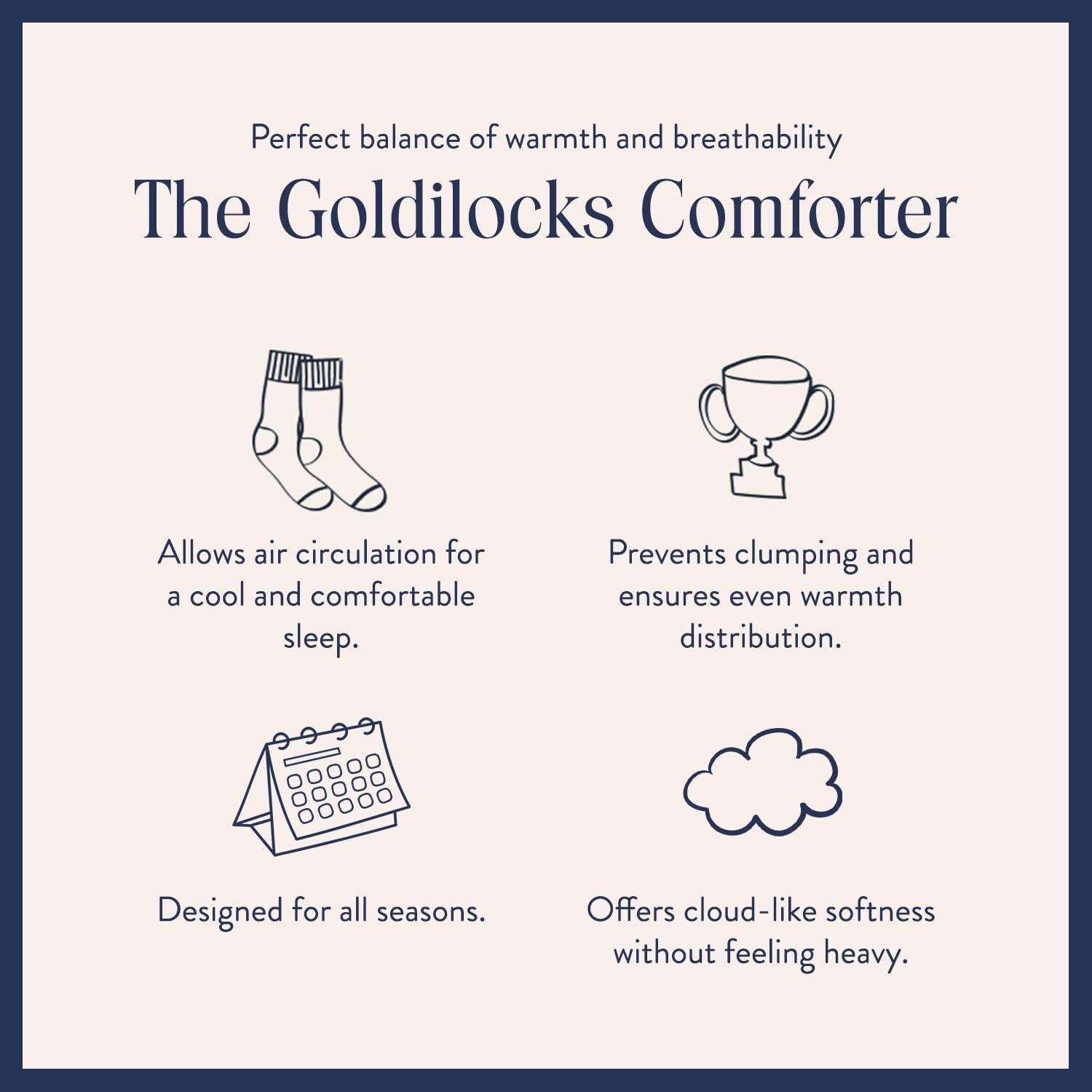 Edredón de Plumas Brooklinen King 700 Relleno Blanco