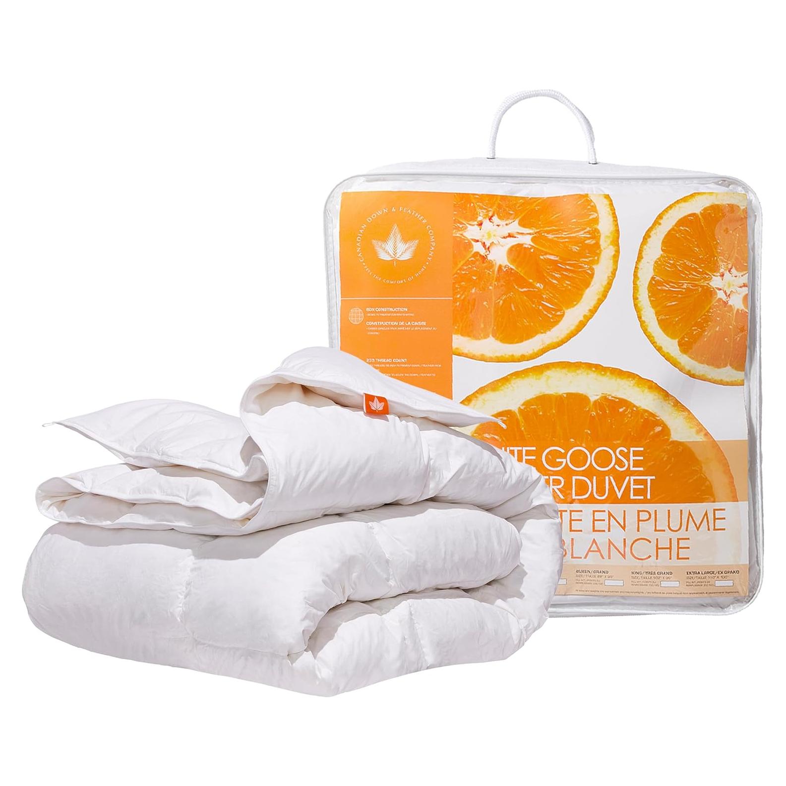 Edredón de plumas de ganso blanco Canadian Down King 2109 g