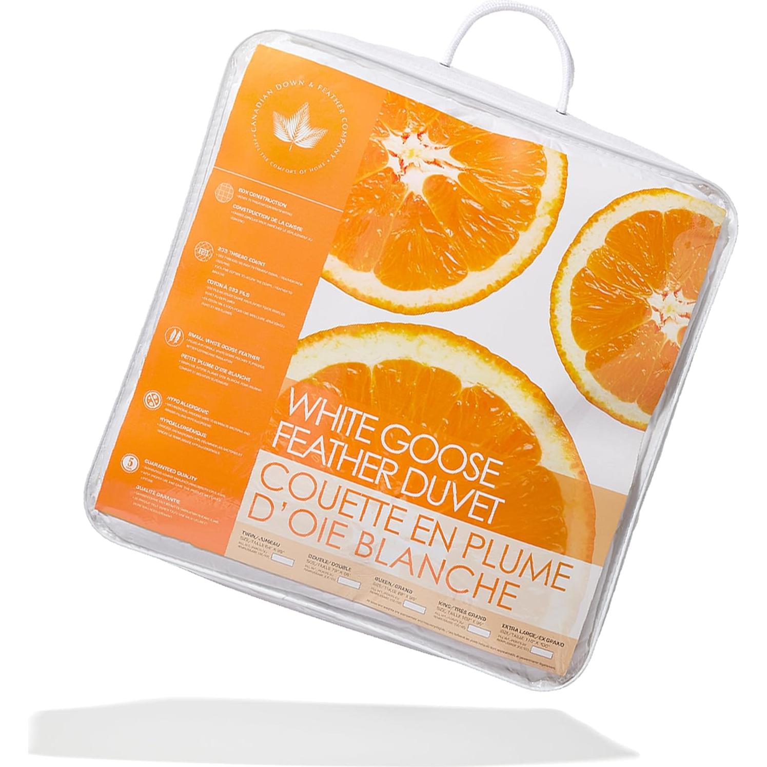 Edredón de plumas de ganso blanco Canadian Down King 2109 g