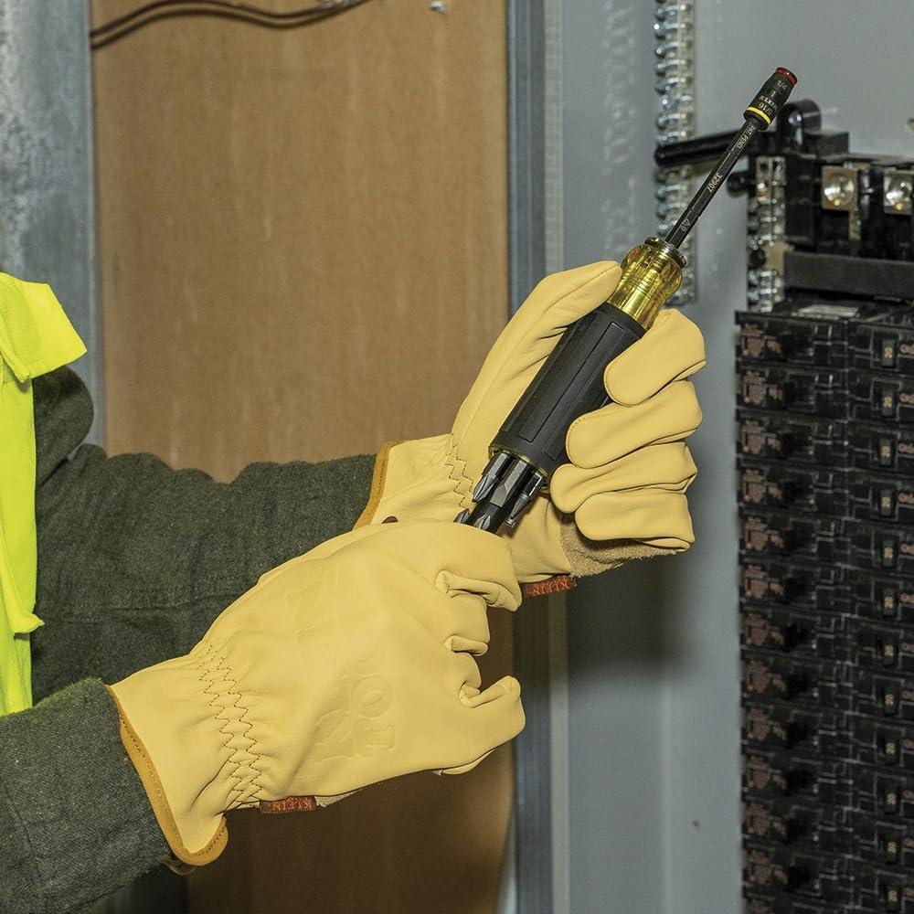Guantes de Trabajo Klein Tools 60604 de Cuero Vacuno Grande