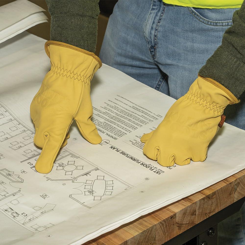 Guantes de Trabajo Klein Tools 60604 de Cuero Vacuno Grande