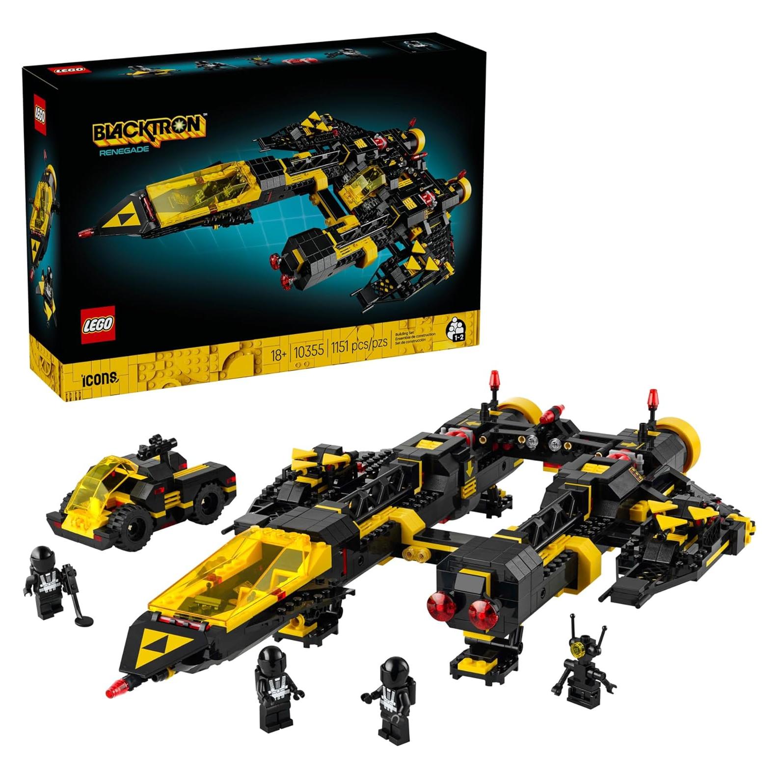 LEGO Icons Blacktron Renegade 10355 - Set de construcción 18+