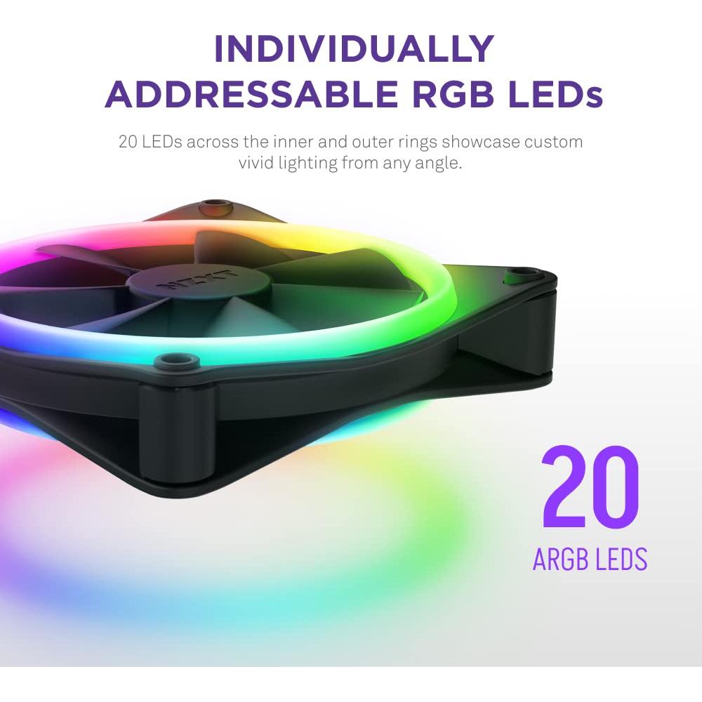 Ventilador RGB NZXT F140 140mm PWM - Alto flujo y bajo ruido