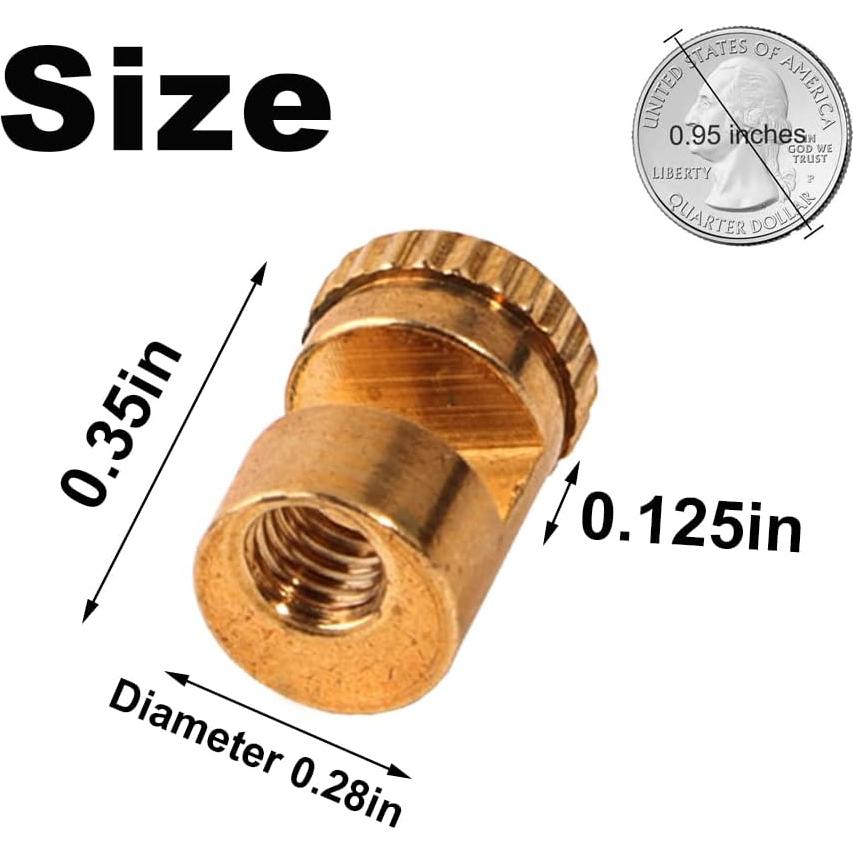 Botones de Pulgar para Cuchillo FLAMEDUKE 2 Pcs Latón EDC