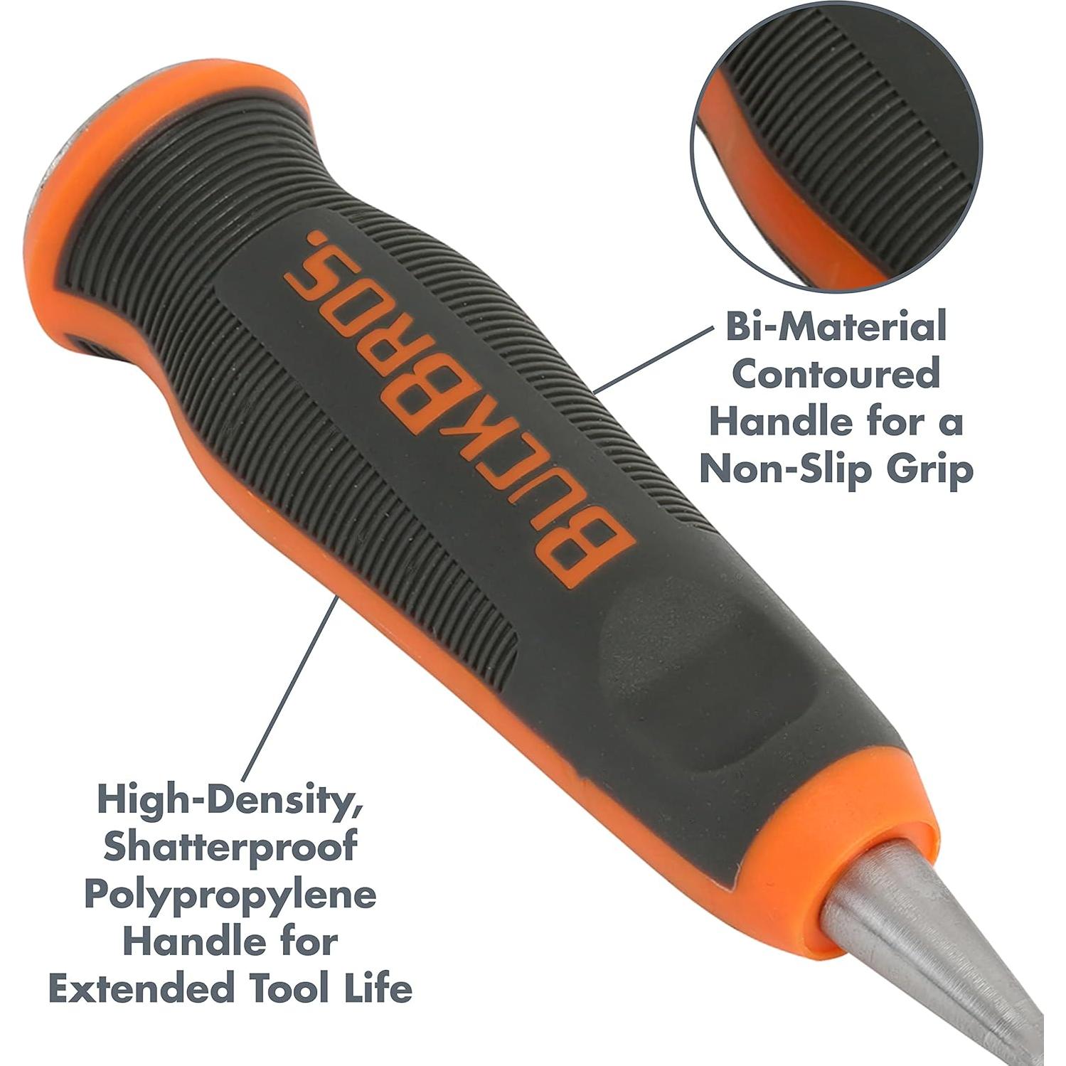 Cincel de Madera Buck Bros 74715 18mm con Mango Antideslizante