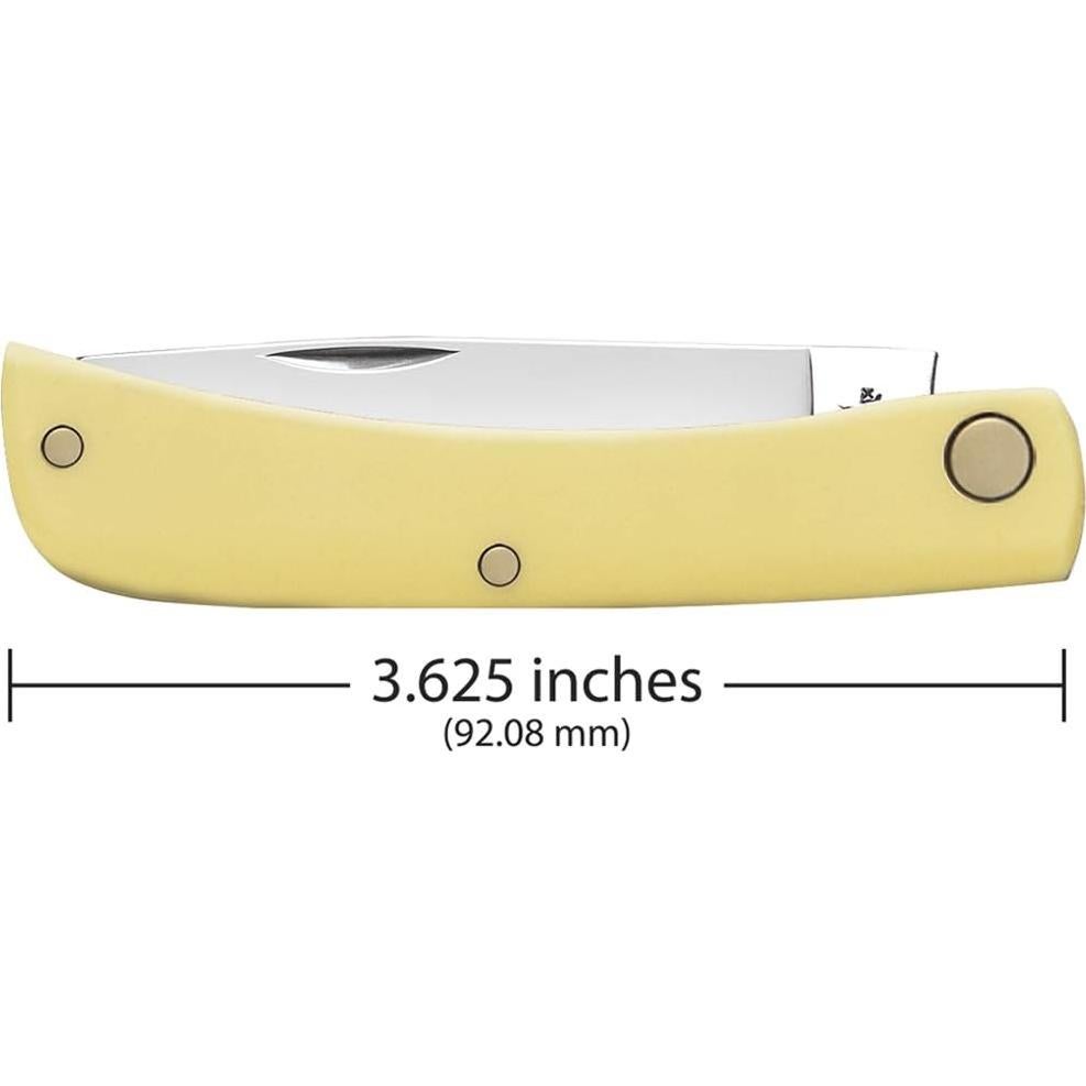Cuchillo de bolsillo Case Sod Buster JR Amarillo 9.22 cm