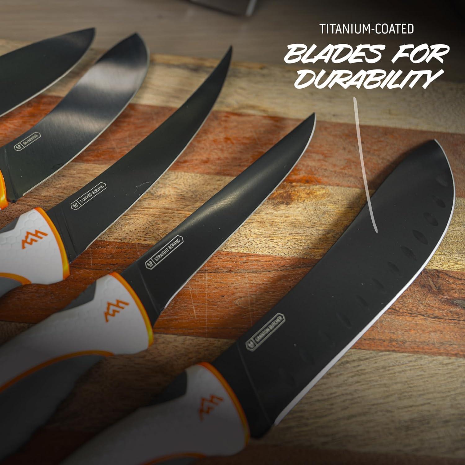 Juego de Cuchillos de Caza Outdoor Edge ErgoMax 6 Piezas