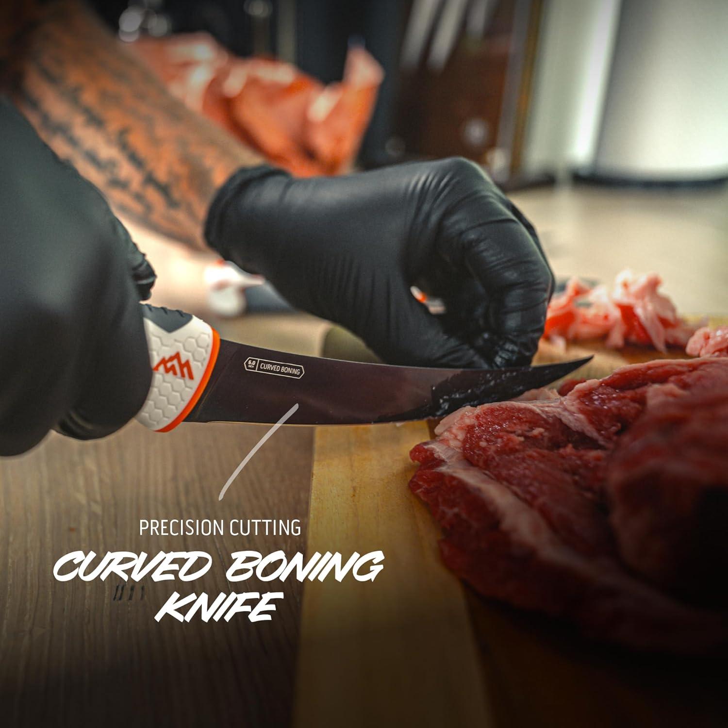 Juego de Cuchillos de Caza Outdoor Edge ErgoMax 6 Piezas