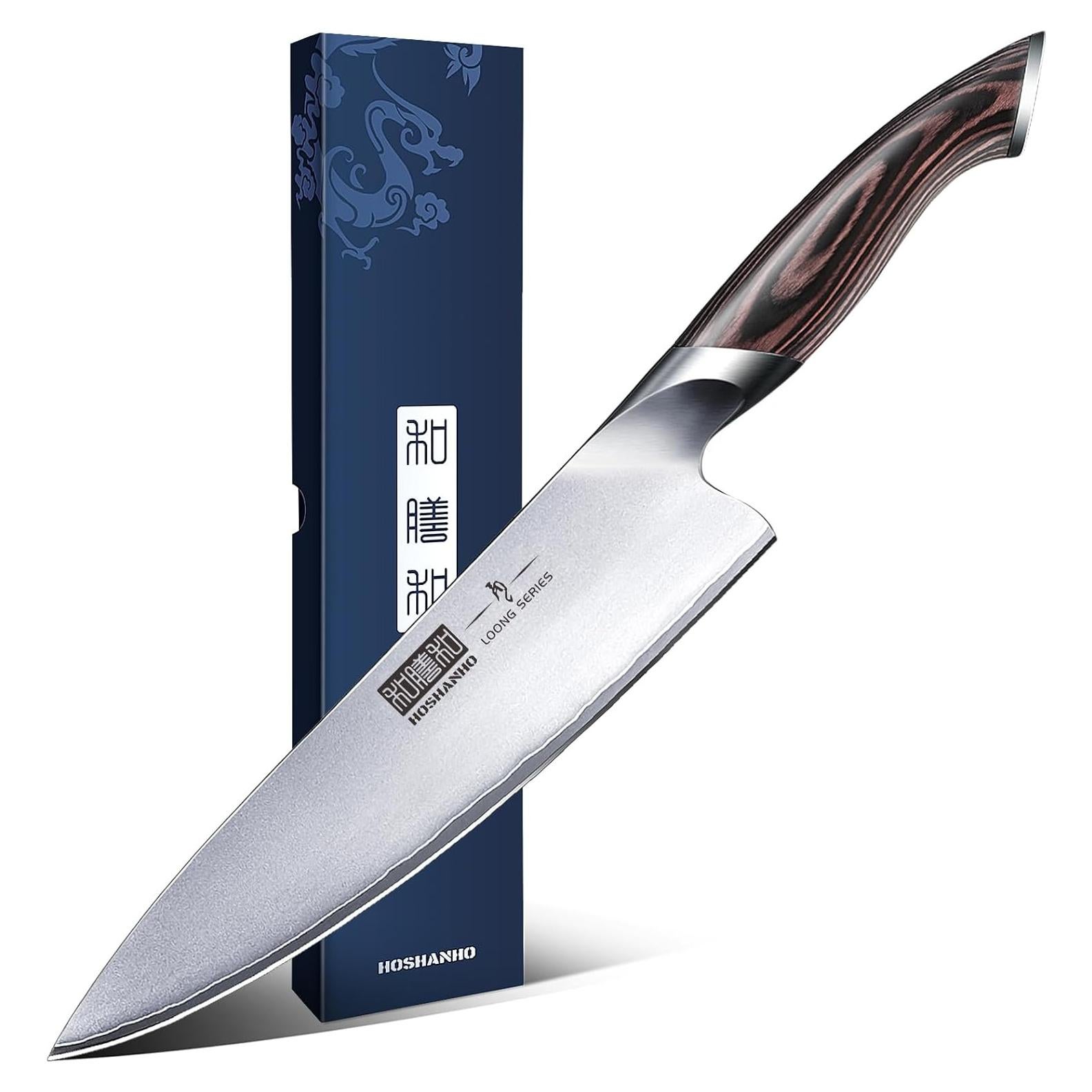 Cuchillo de Chef HOSHANHO 20.32 cm Acero Japonés Ultra Afilado