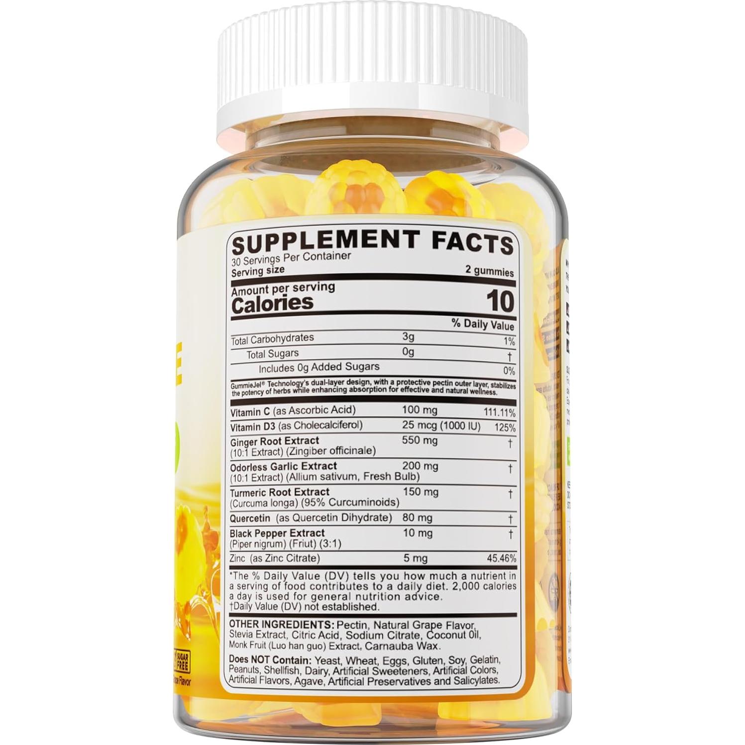 Gominolas de Jengibre LILICARE Sin Azúcar 60 Unidades