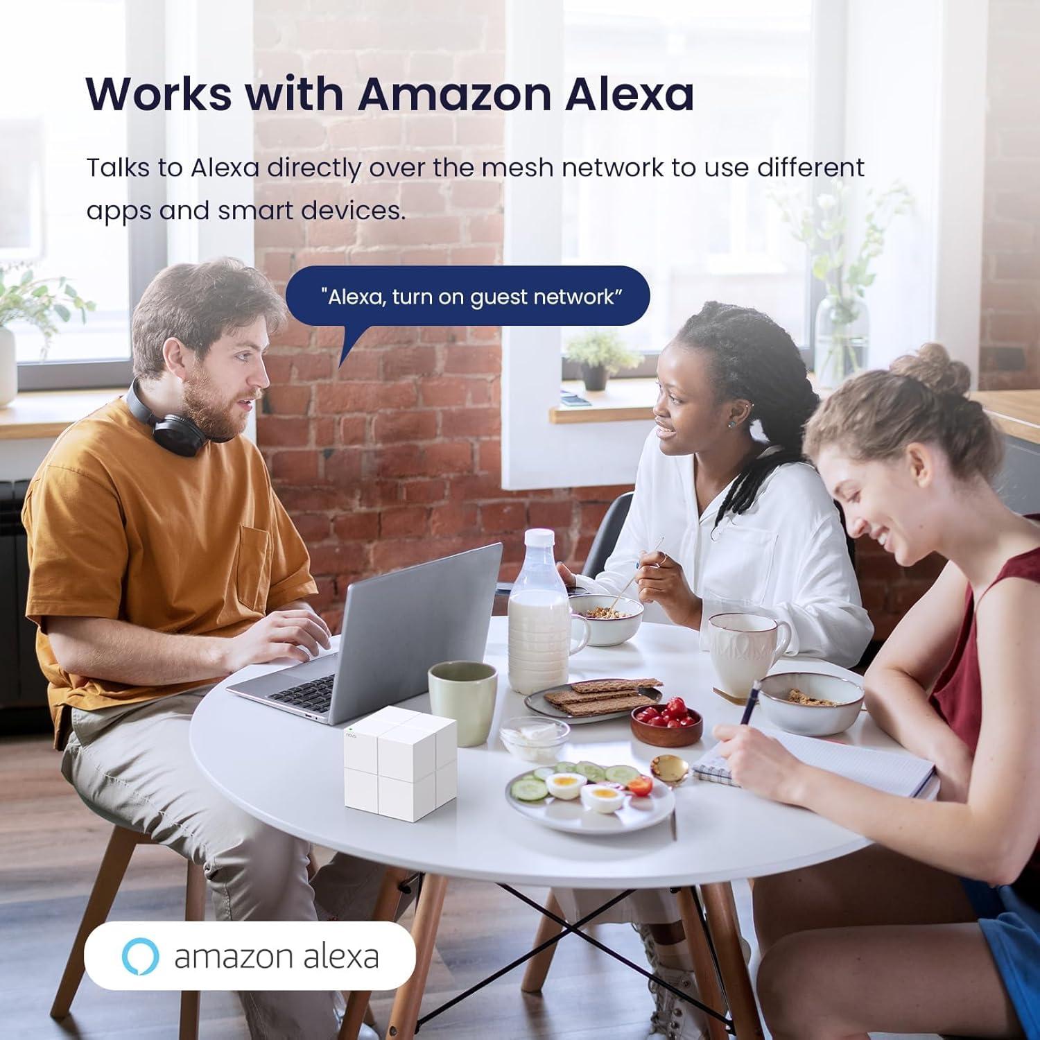 Sistema WiFi Mesh Tenda Nova MW6 - Cubre hasta 325 m² - AC1200