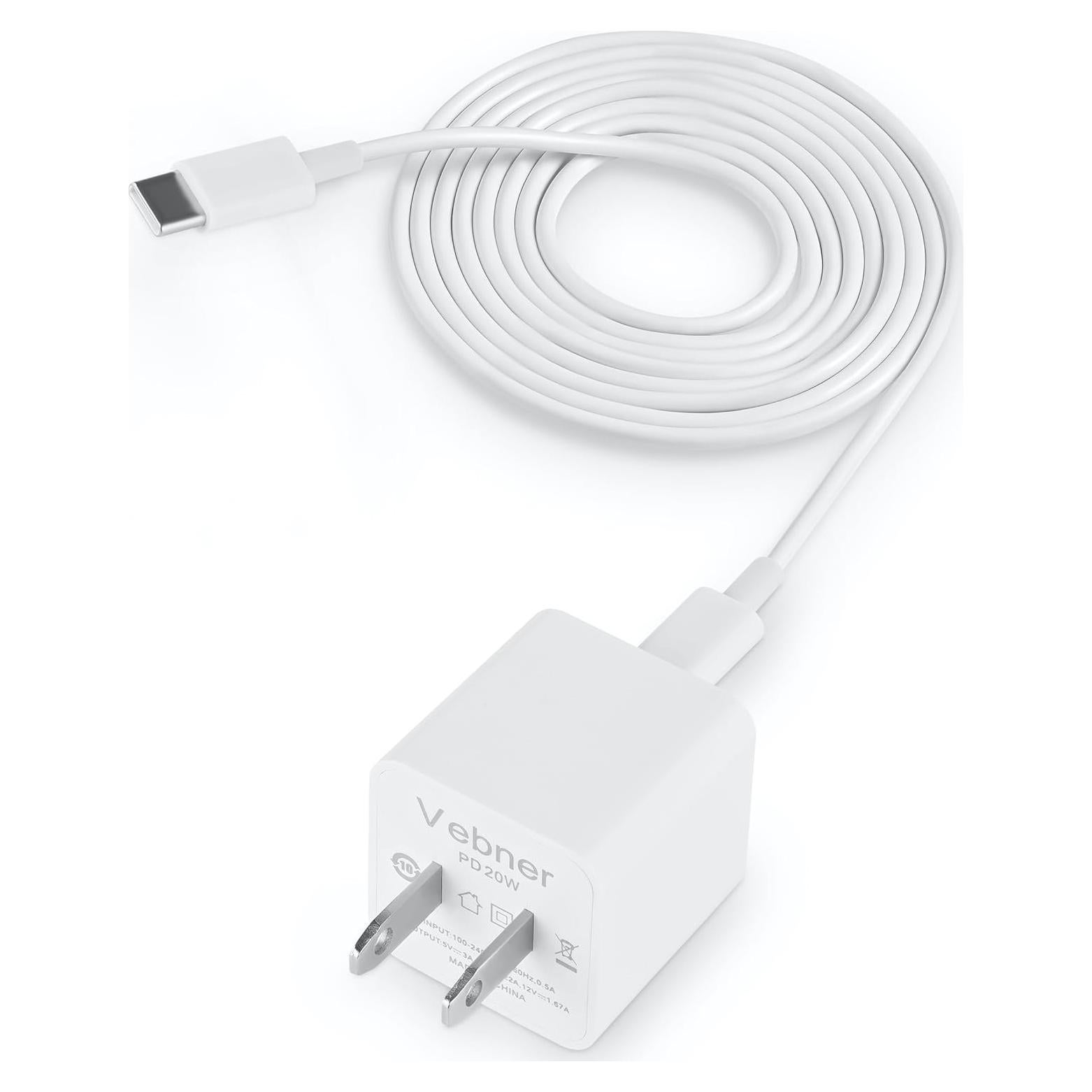 Cable de Alimentación USB-C 30W Vebner para eero y eero 6