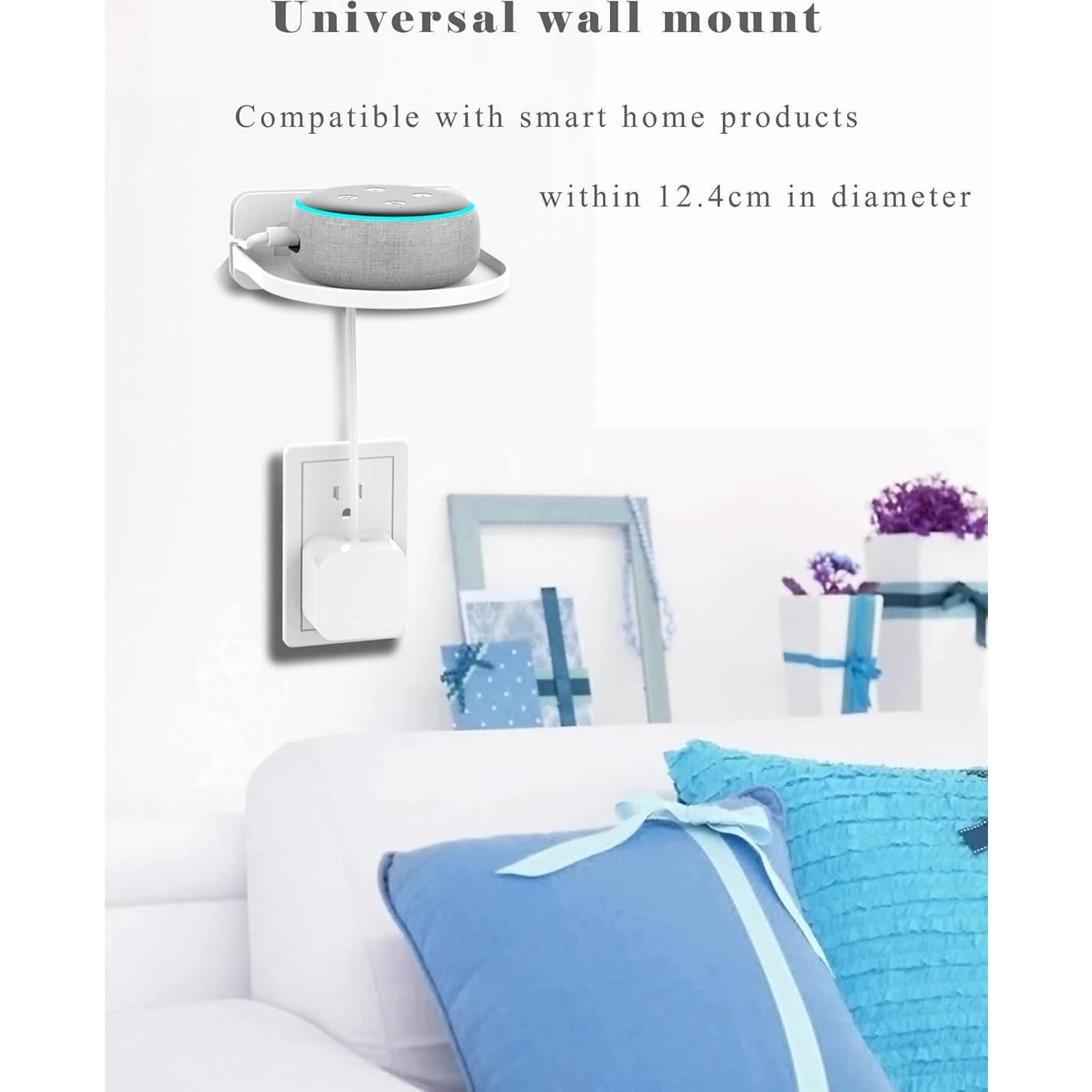 Soporte de Pared Universal ZZHDESBY para Altavoces y Cámaras - Blanco