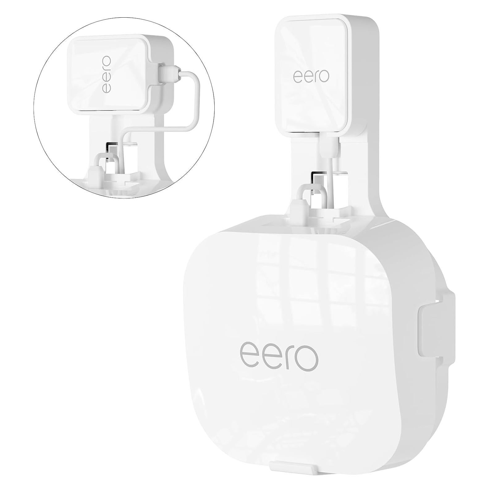 Soporte de Montaje en Pared Relassy para eero Pro 6e - Organizador de Cables