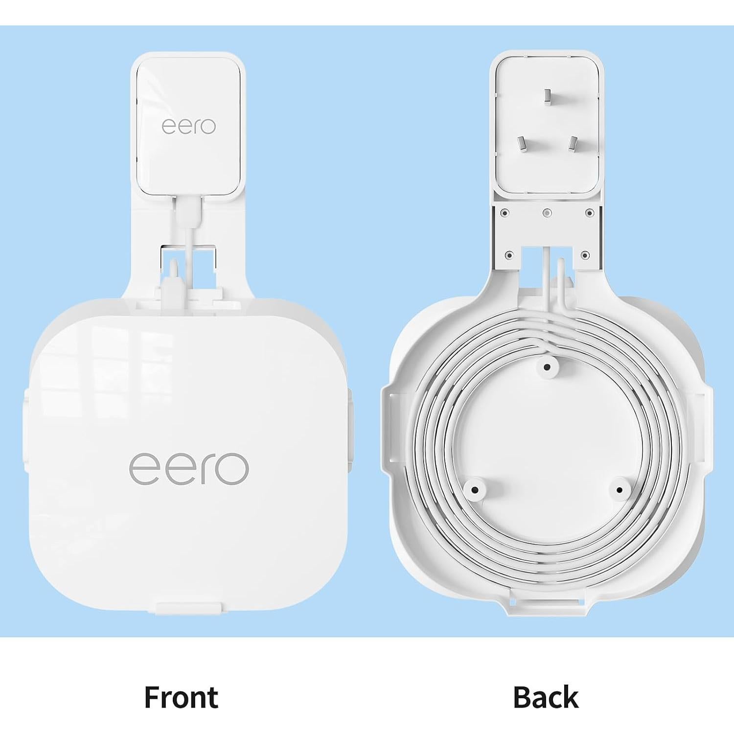 Soporte de Montaje en Pared Relassy para eero Pro 6e - Organizador de Cables
