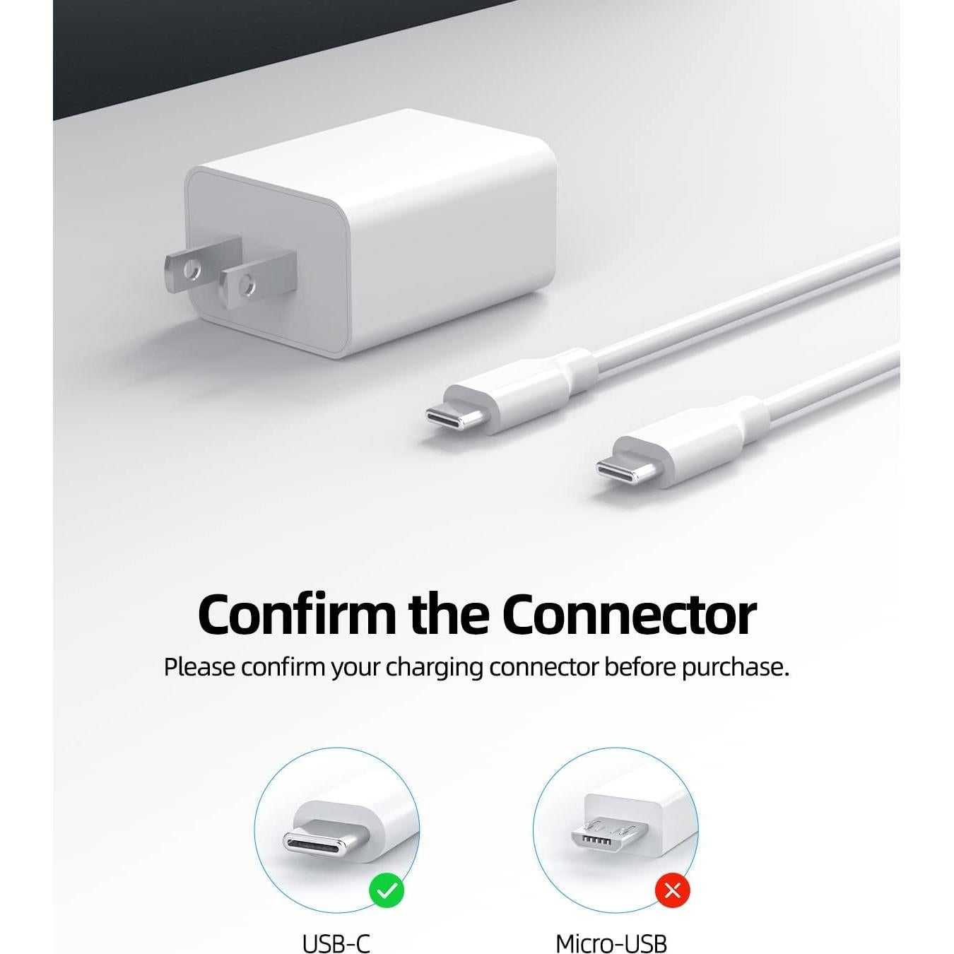 Cargador USB-C 27W Nicpower para eero 6, Pro 6E, Max 7