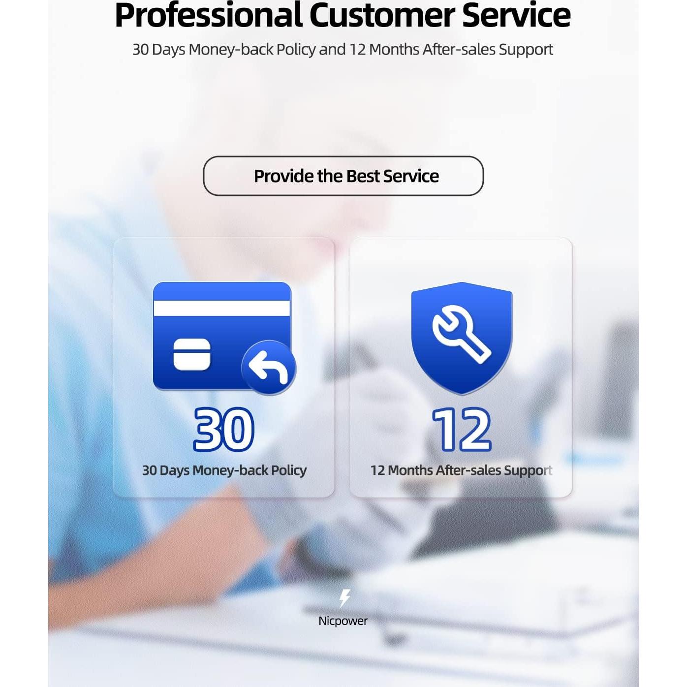 Cargador USB-C 27W Nicpower para eero 6, Pro 6E, Max 7