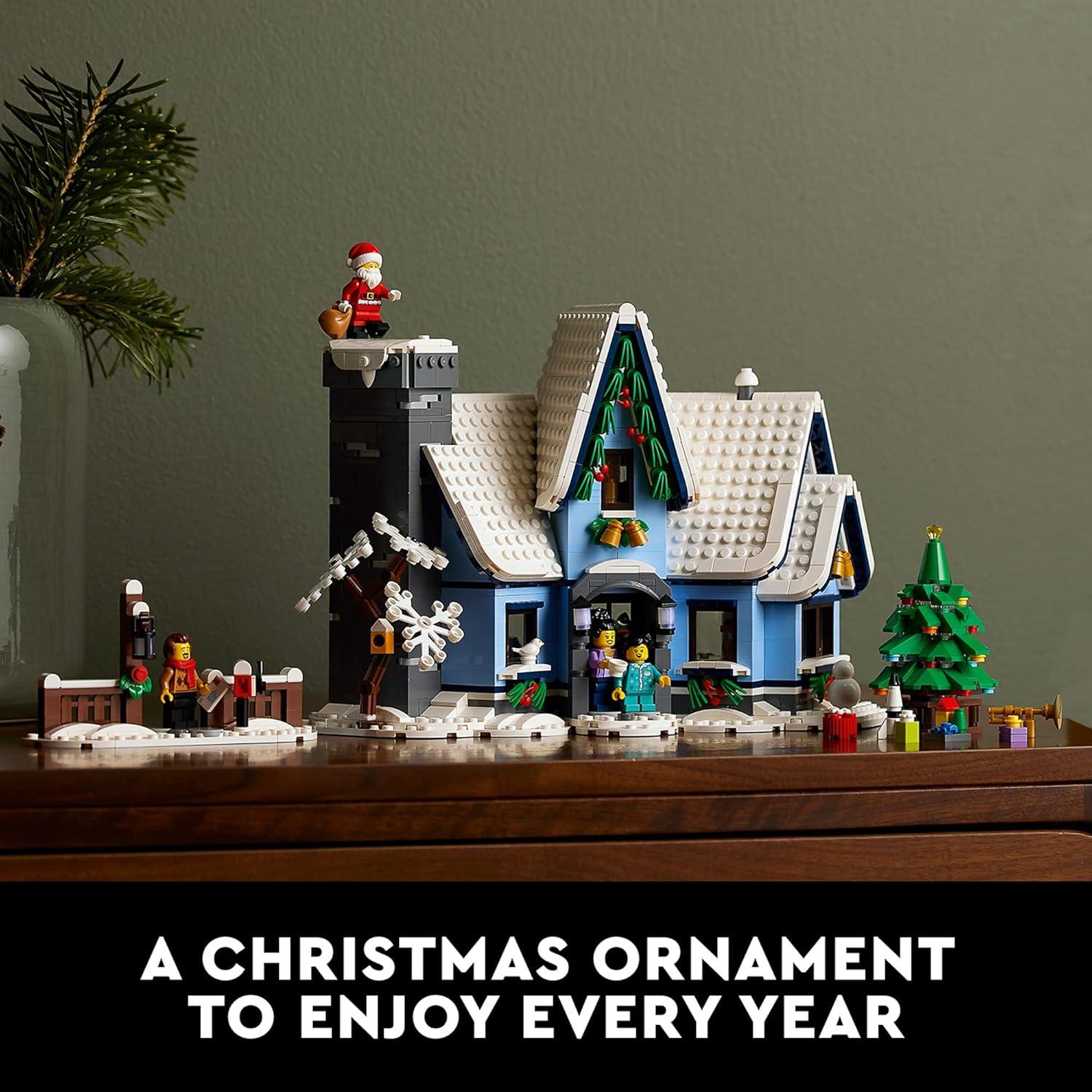 LEGO Visita de Santa 10293 Casa Navideña 1445 Piezas