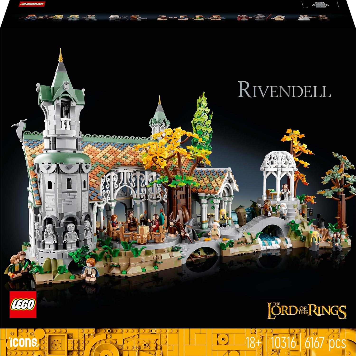 LEGO El Señor de los Anillos Rivendel 10316 - 6167 Piezas