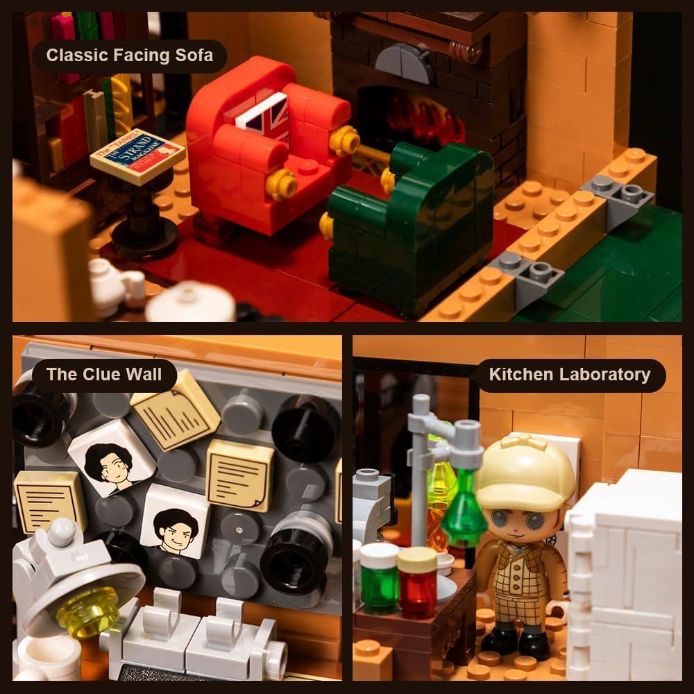 Conjunto de Bloques de Construcción PANTASY 221B Baker Street