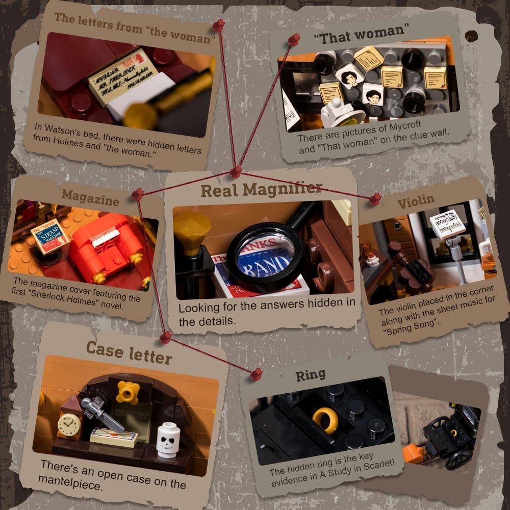 Conjunto de Bloques de Construcción PANTASY 221B Baker Street