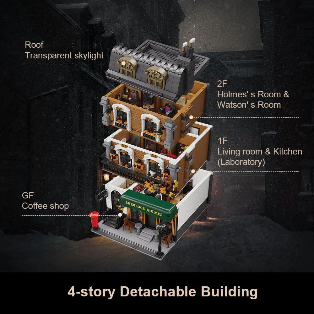 Conjunto de Bloques de Construcción PANTASY 221B Baker Street