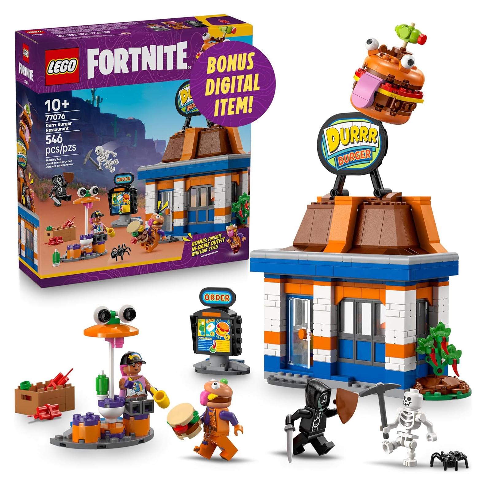 LEGO Restaurante Durrr Burger Fortnite 77076 - Set de 546 Piezas