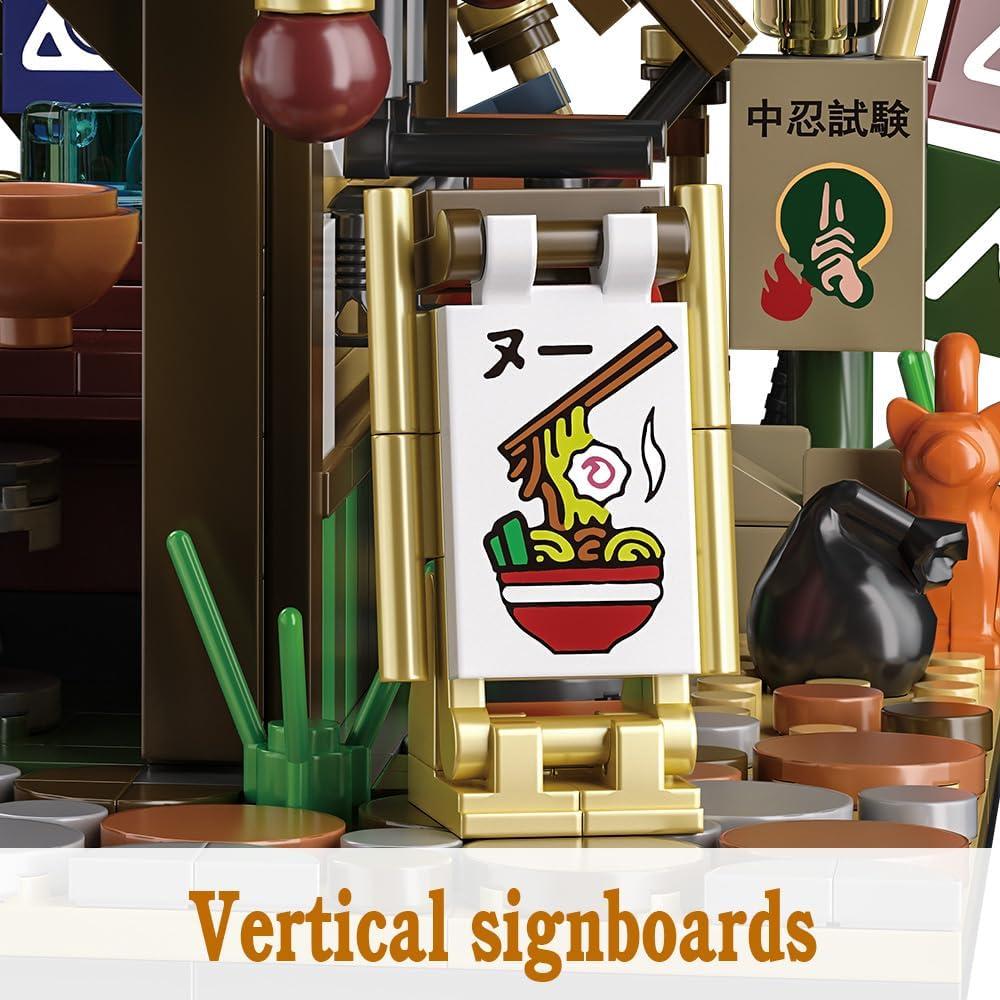 Conjunto de Bloques de Construcción Tienda de Ramen Japonesa 20x20cm