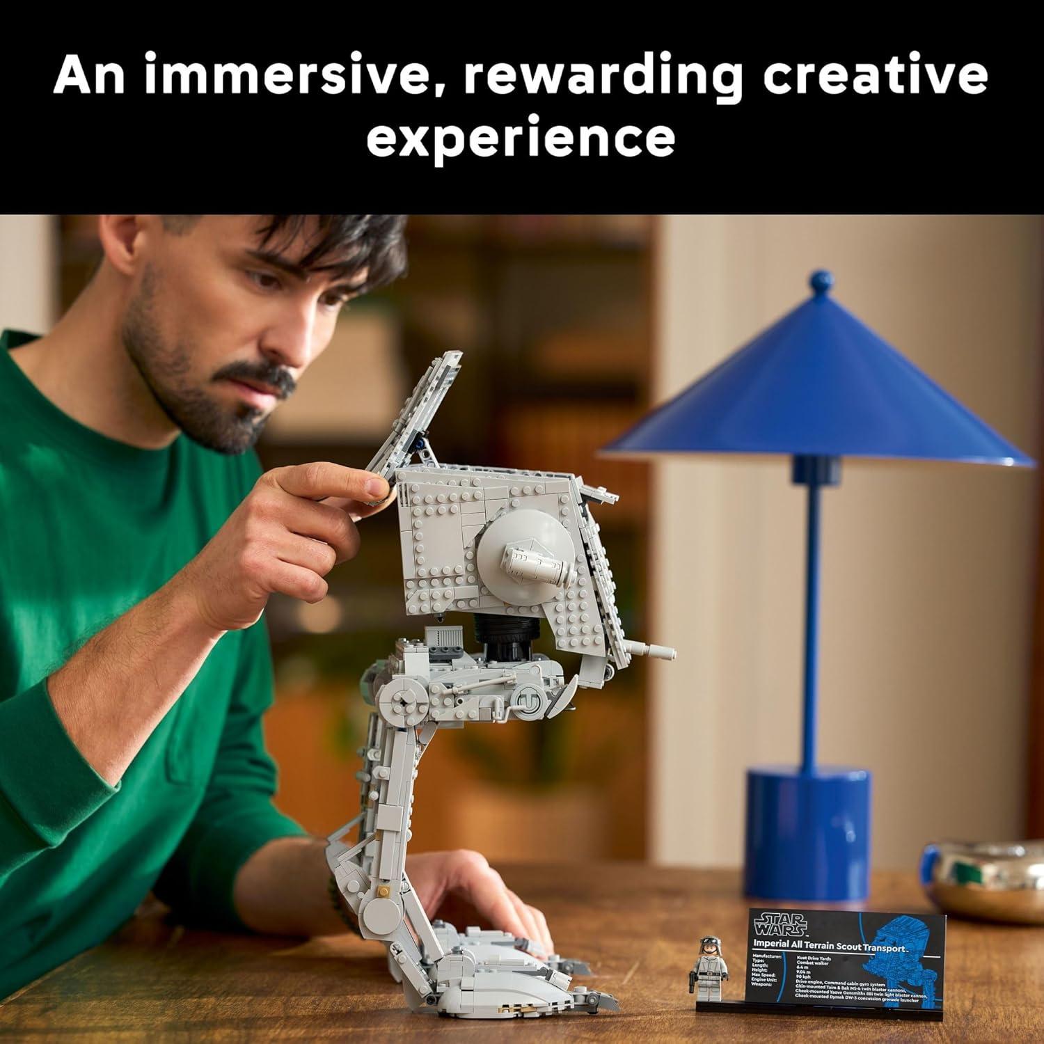 LEGO Star Wars AT-ST Walker 75417 - Set de Construcción 1513 Piezas