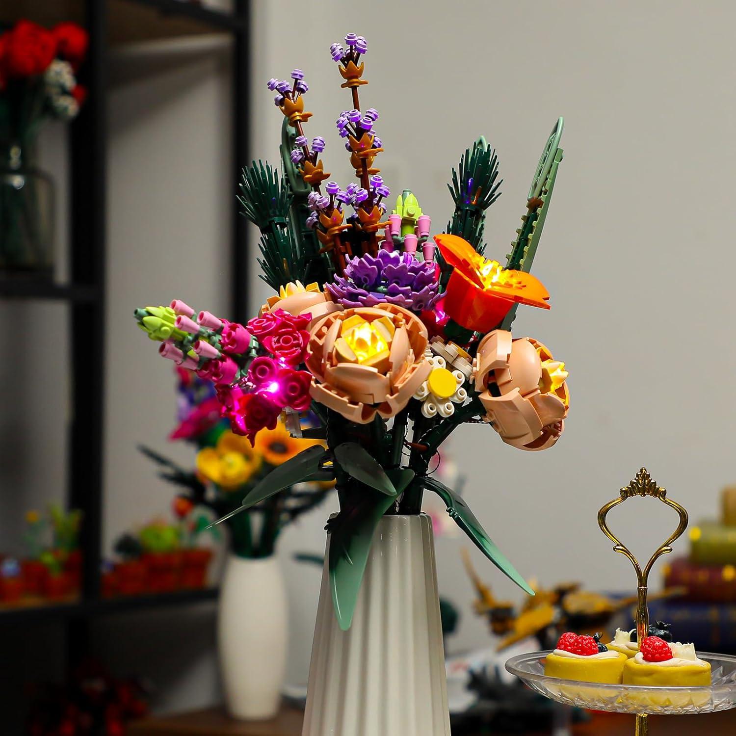 Kit de Luz LED BRIKSMAX para Lego 10280 Ramo de Flores