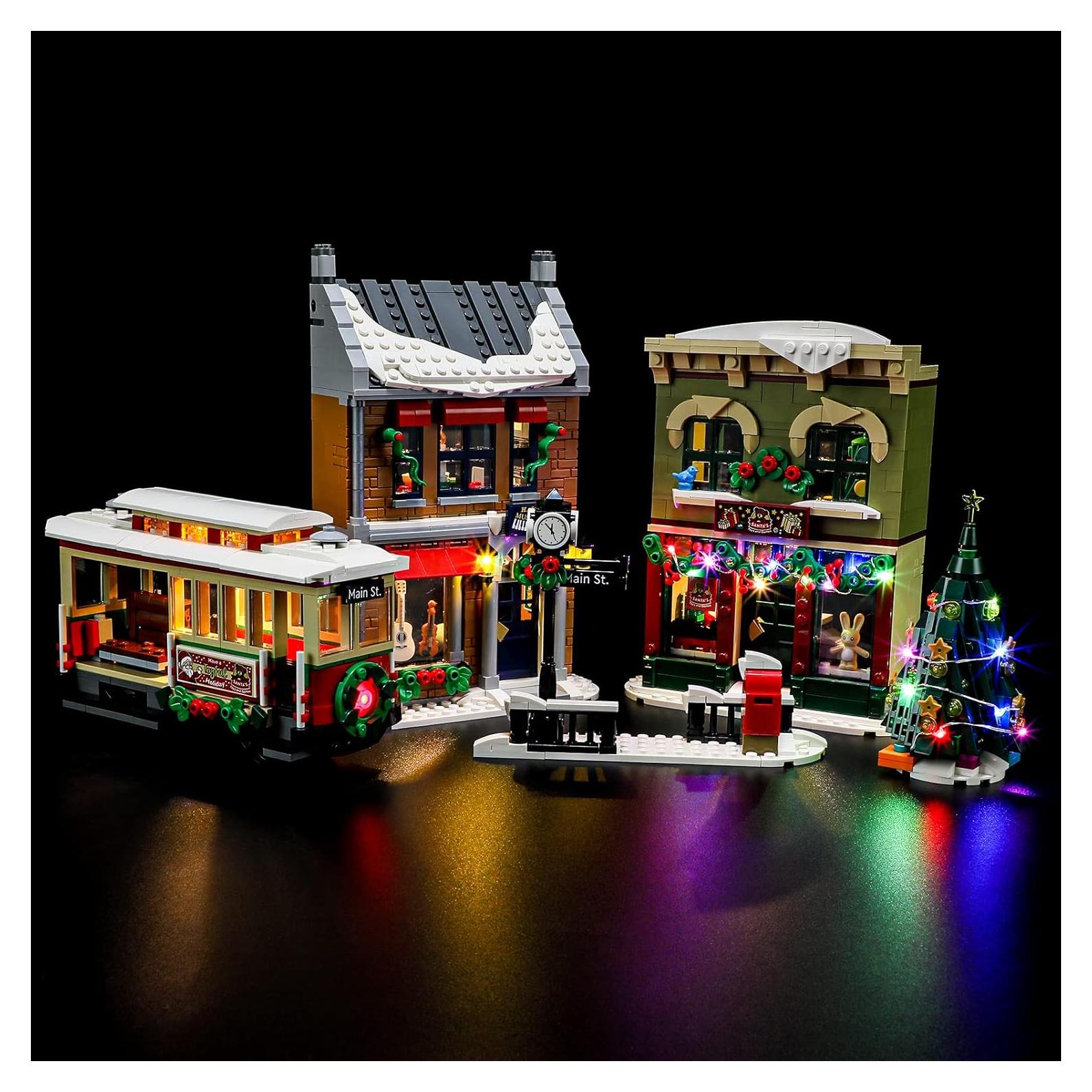 Kit de Iluminación LED BRIKSMAX para LEGO 10308 Calle Principal