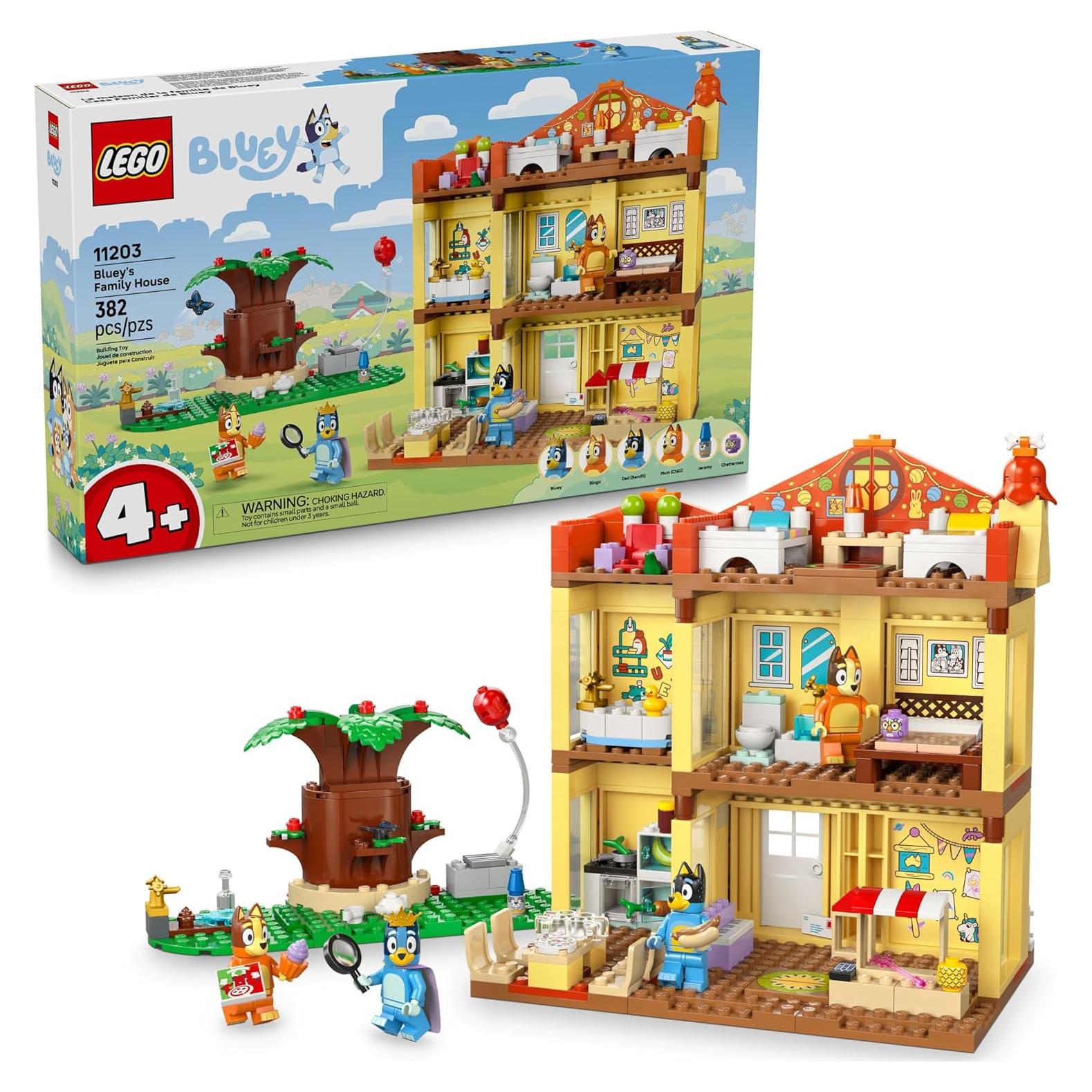 LEGO Casa Familiar de Bluey 11203 - Juguete para Niños 4 Años