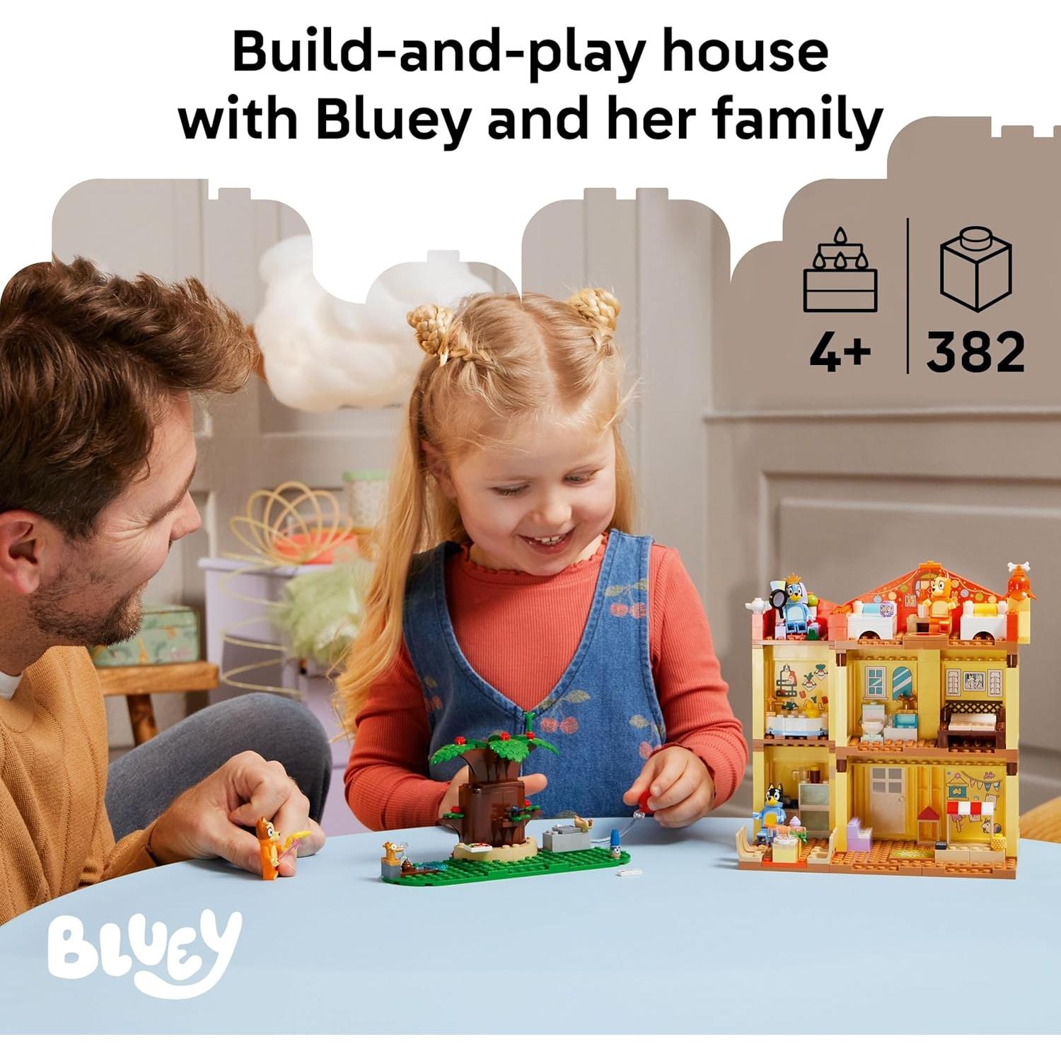 LEGO Casa Familiar de Bluey 11203 - Juguete para Niños 4 Años