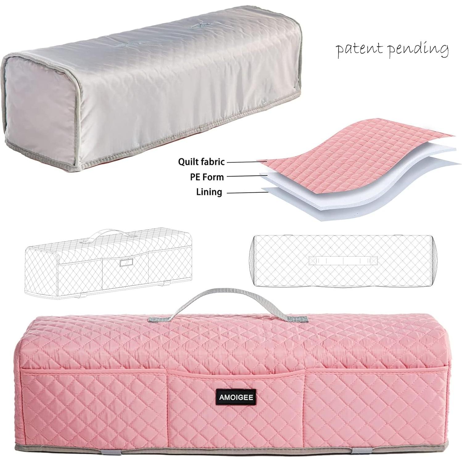 Funda acolchada AMOIGEE para Cricut Maker y Explore - Rosa