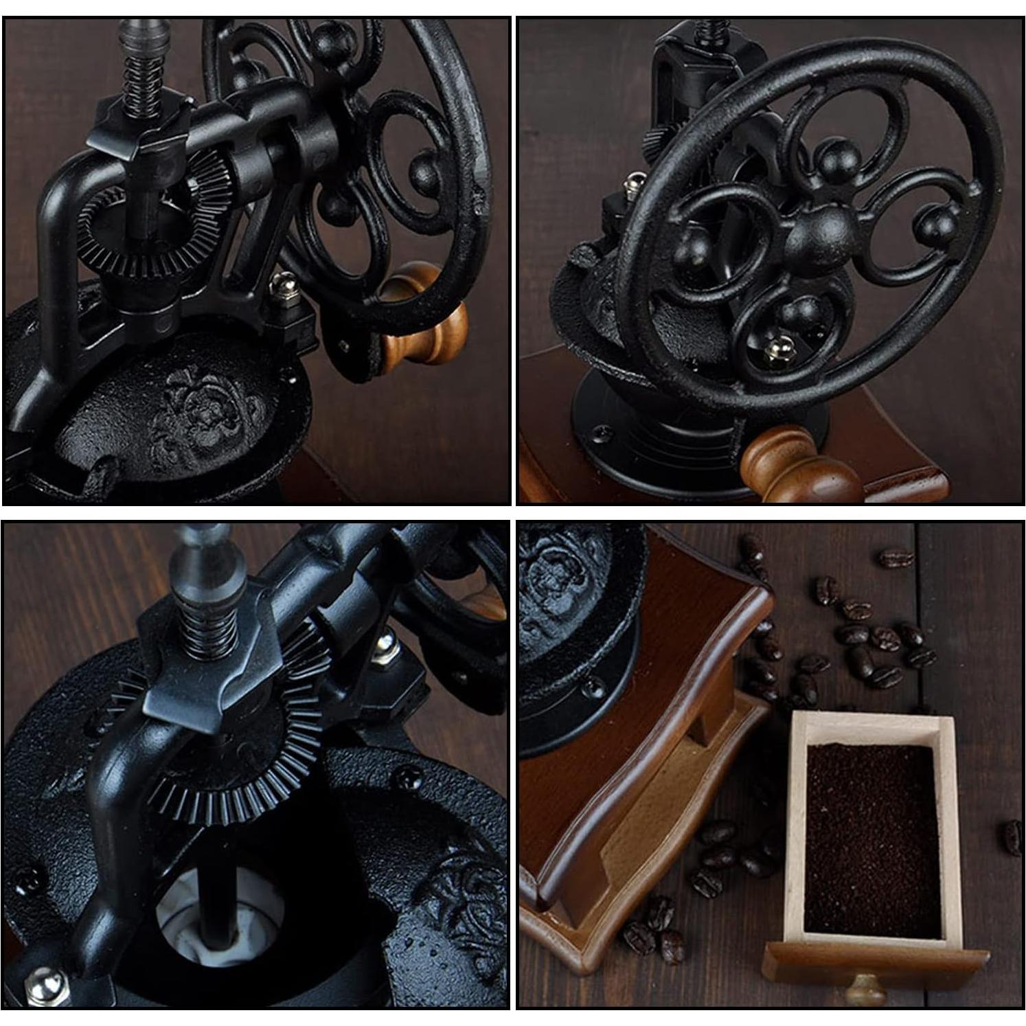 Molino de Café Manual YUEHUA de Madera Vintage 1.09 kg