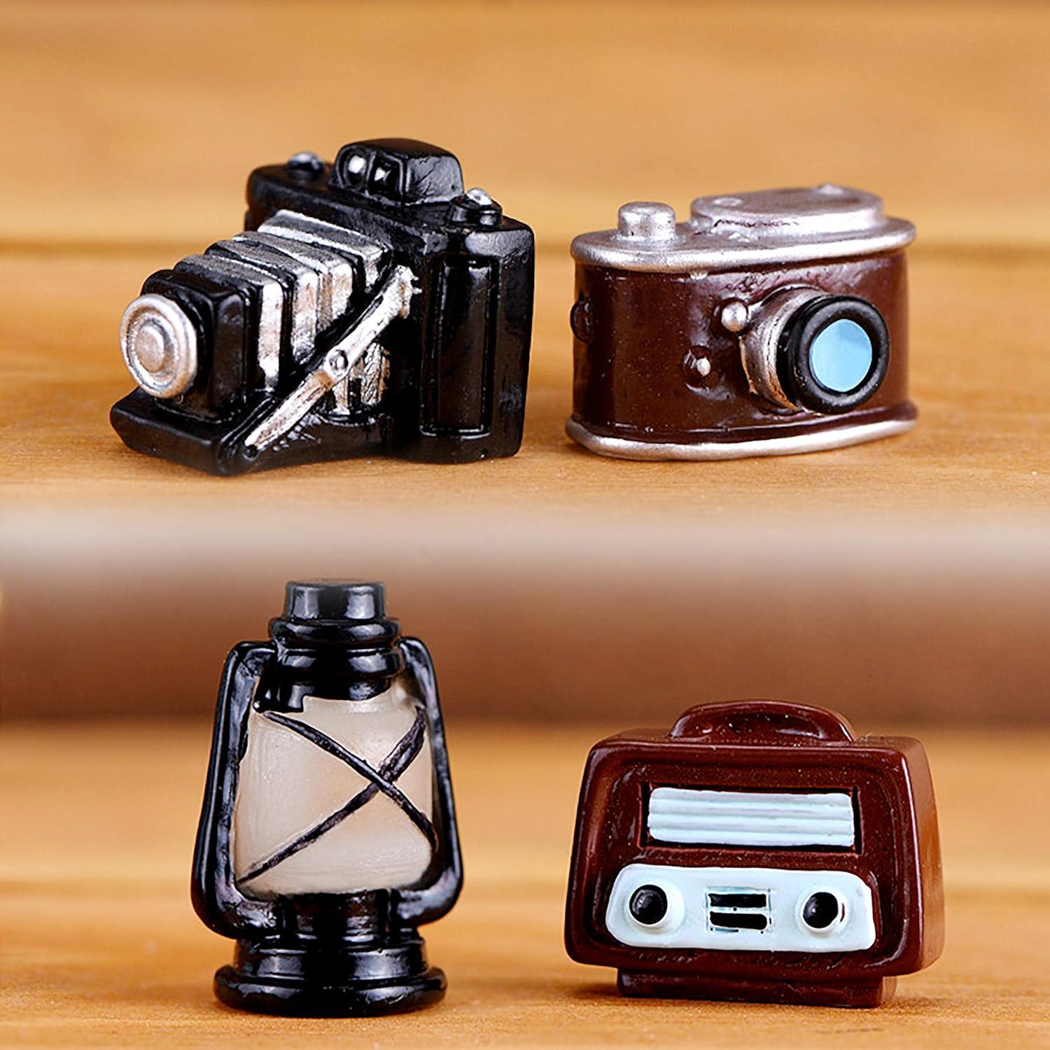 12 Accesorios Miniatura Retro para Casa de Muñecas - Inheming