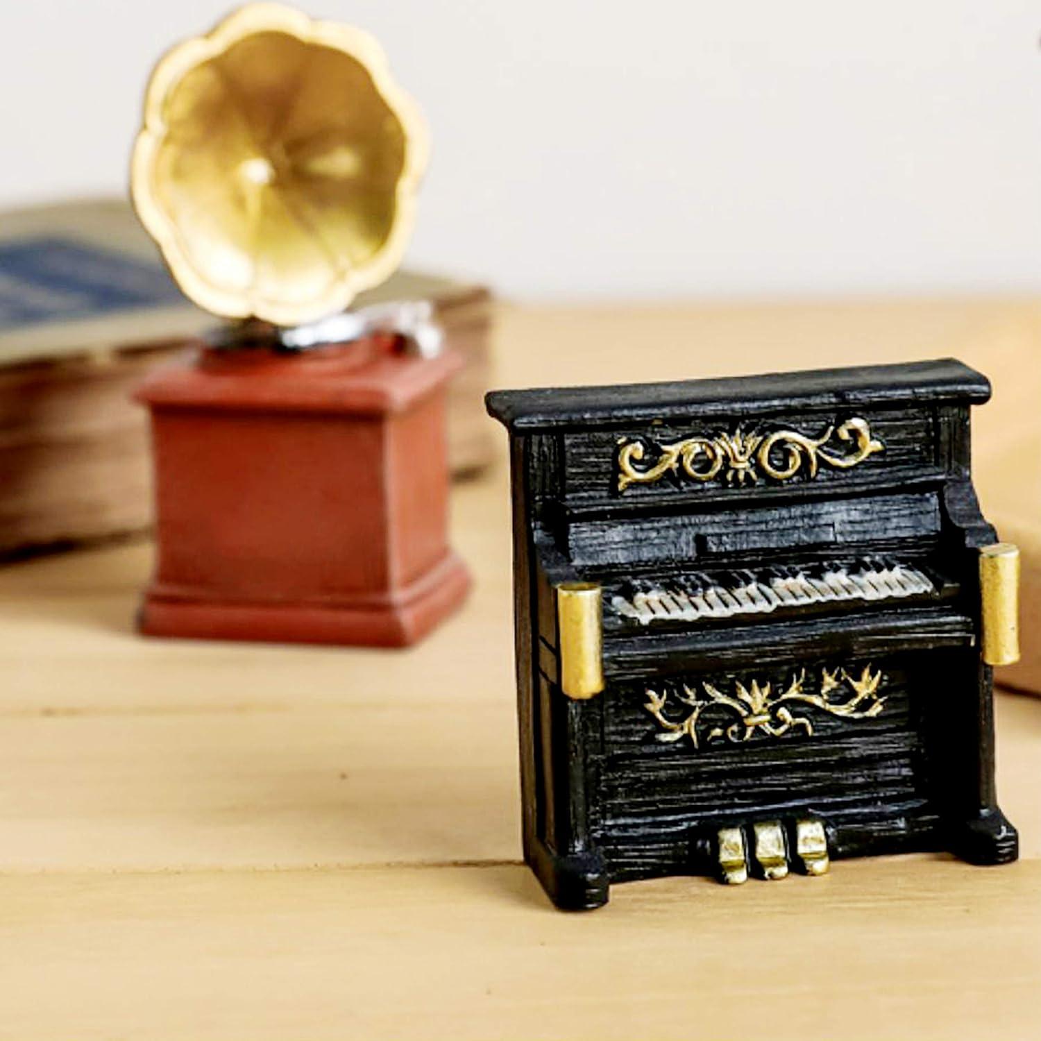 12 Accesorios Miniatura Retro para Casa de Muñecas - Inheming