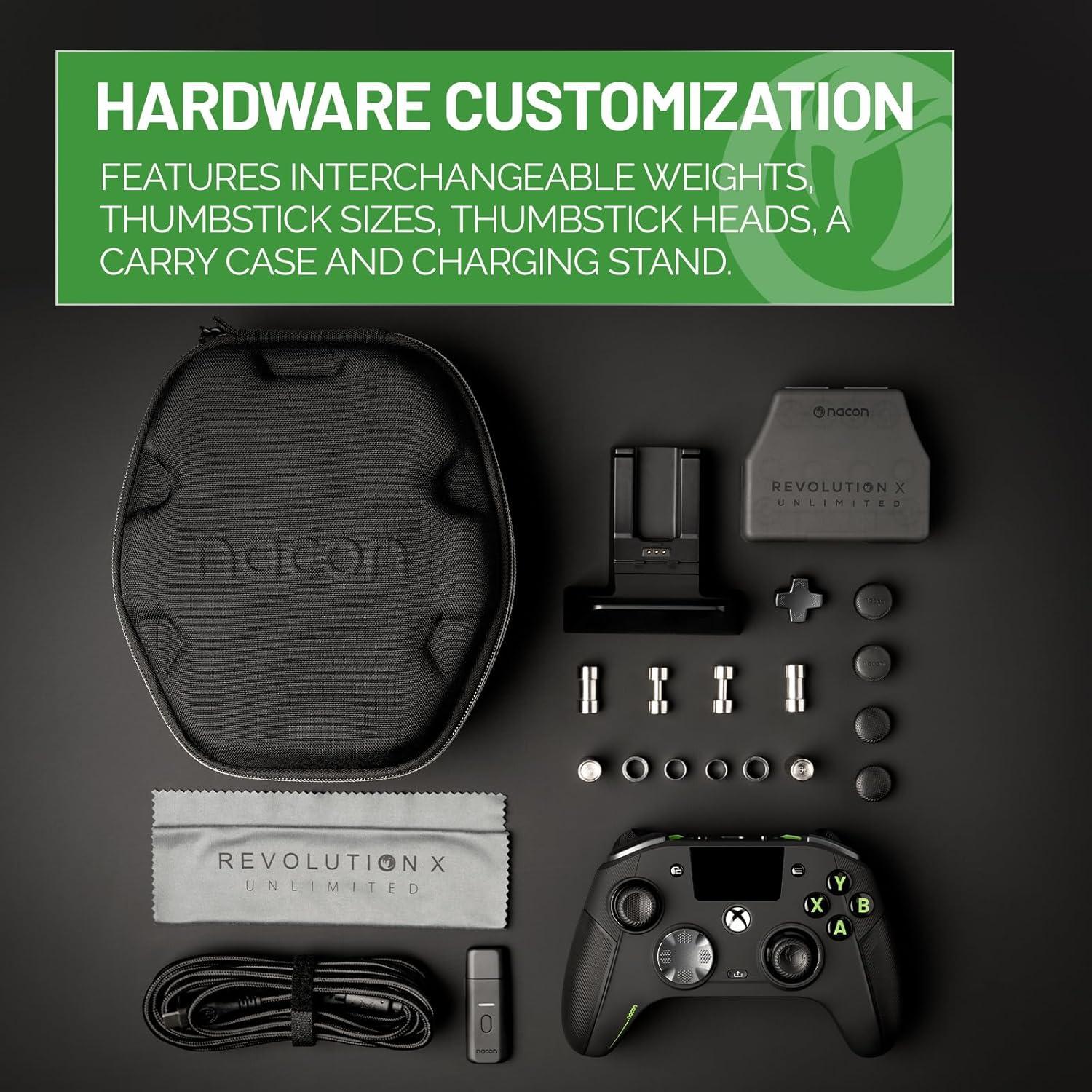 Controlador Nacon Revolution X Unlimited para Xbox y PC - Inalámbrico y con Cable