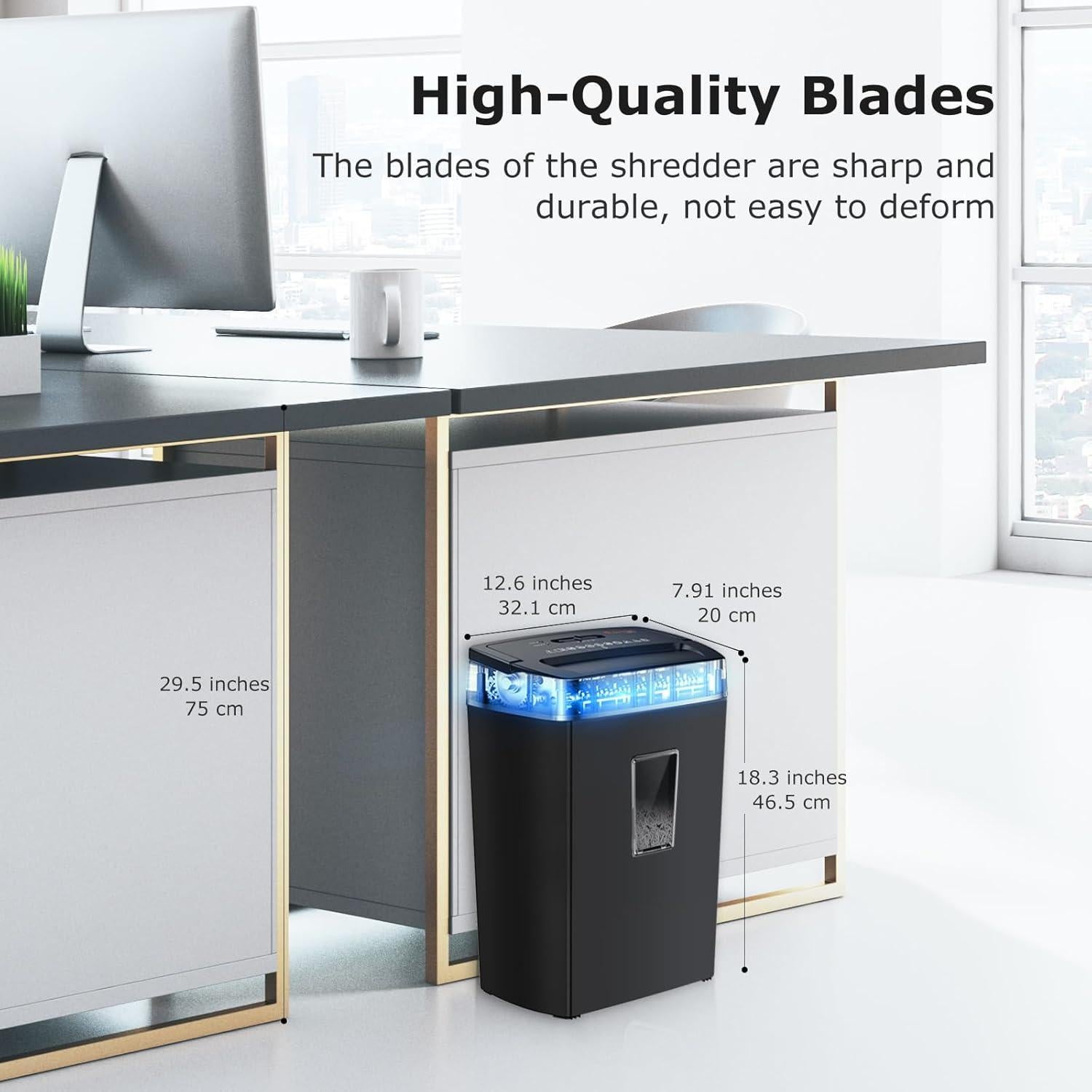 Trituradora de Papel Bonsaii C275-A Corte Cruzado 12 Hojas