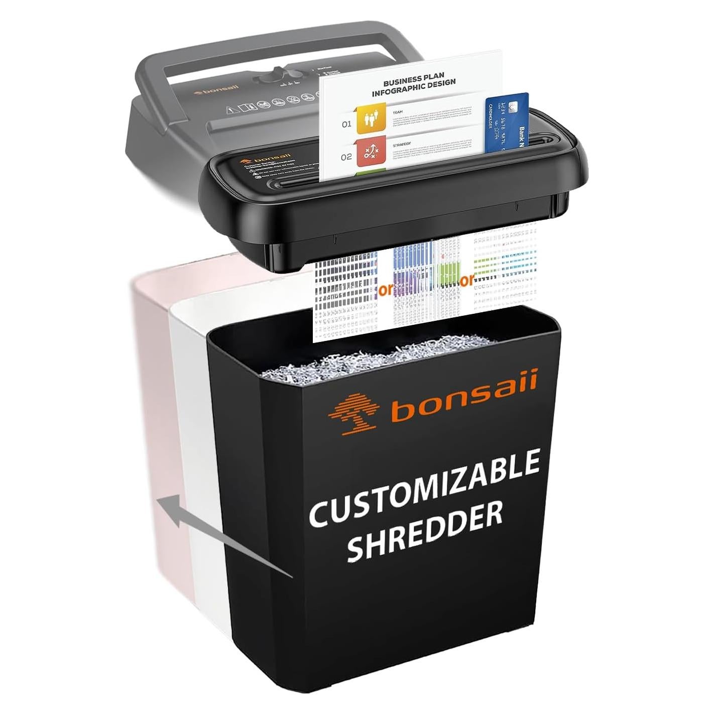 Trituradora Bonsaii Personalizable 10.4 kg, 18 Hojas, 60 Min Continuo