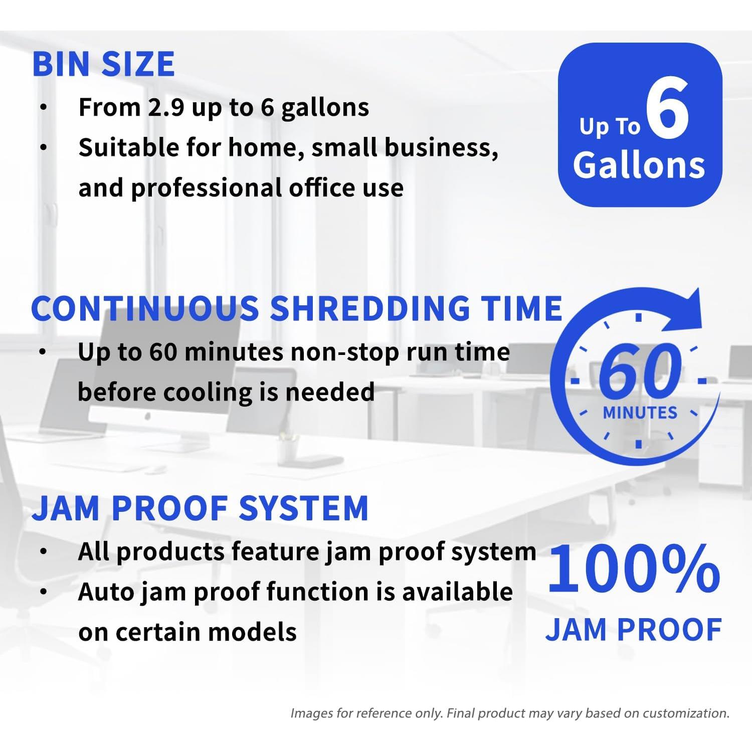 Trituradora Bonsaii Personalizable 10.4 kg, 18 Hojas, 60 Min Continuo