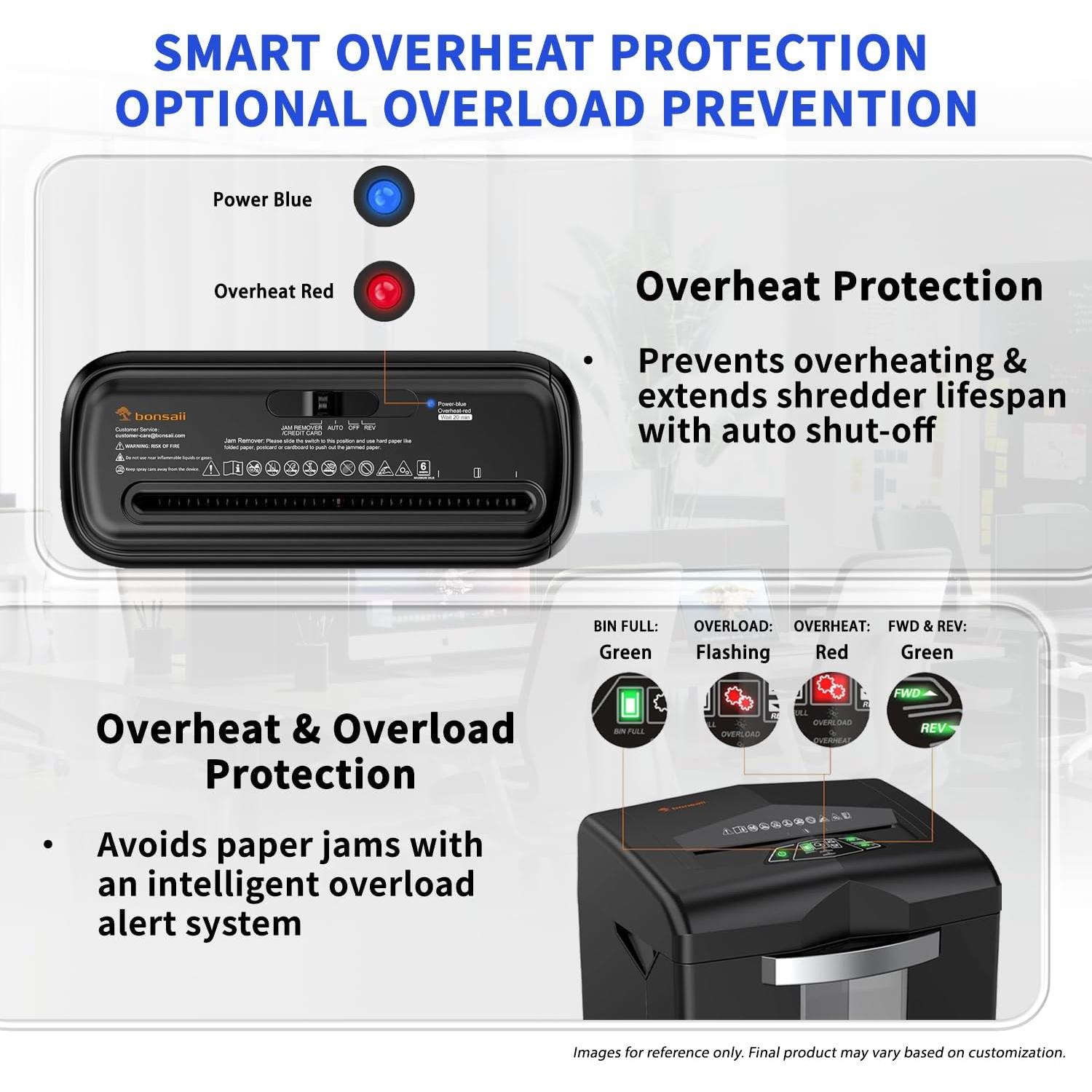 Trituradora Bonsaii Personalizable 10.4 kg, 18 Hojas, 60 Min Continuo