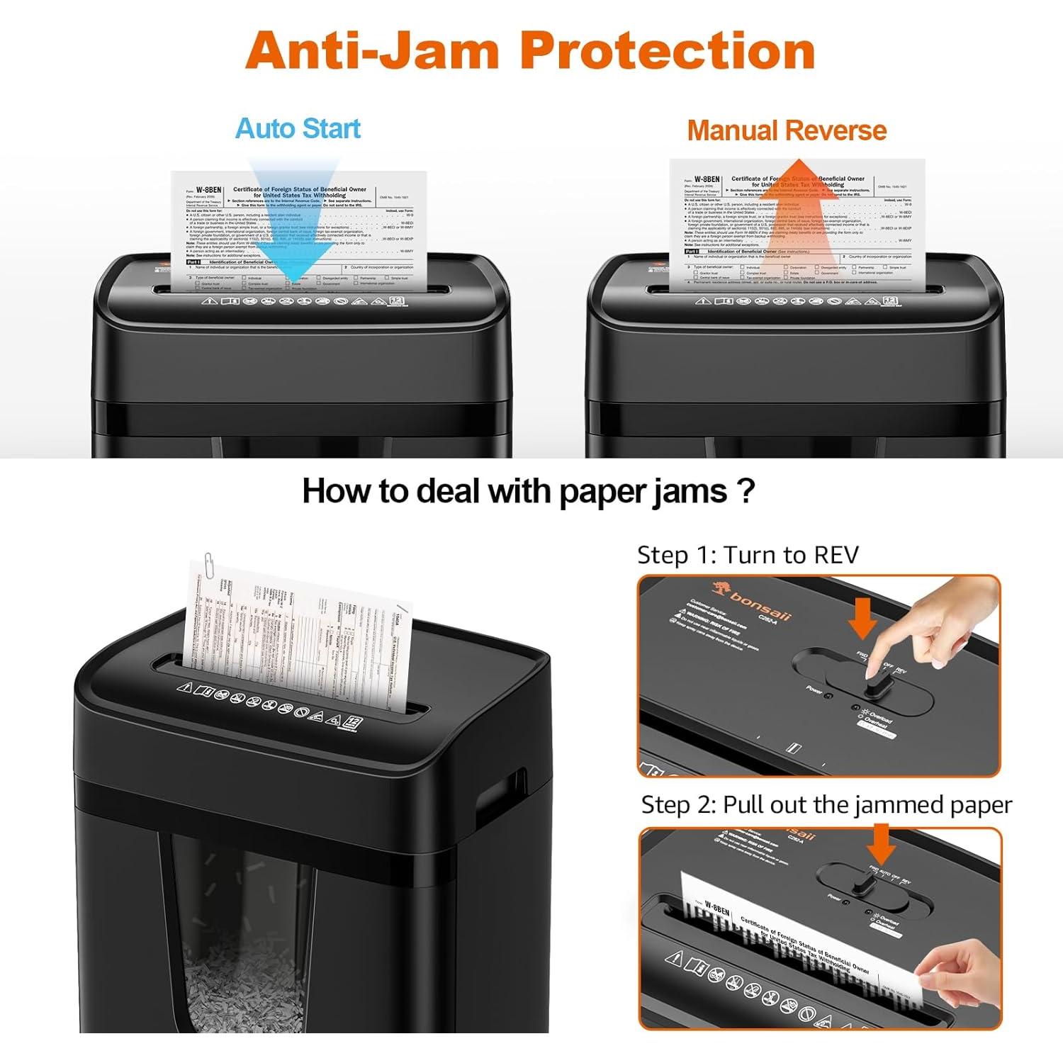 Trituradora de Papel Bonsaii C282A-12CC 12 Hojas P-4