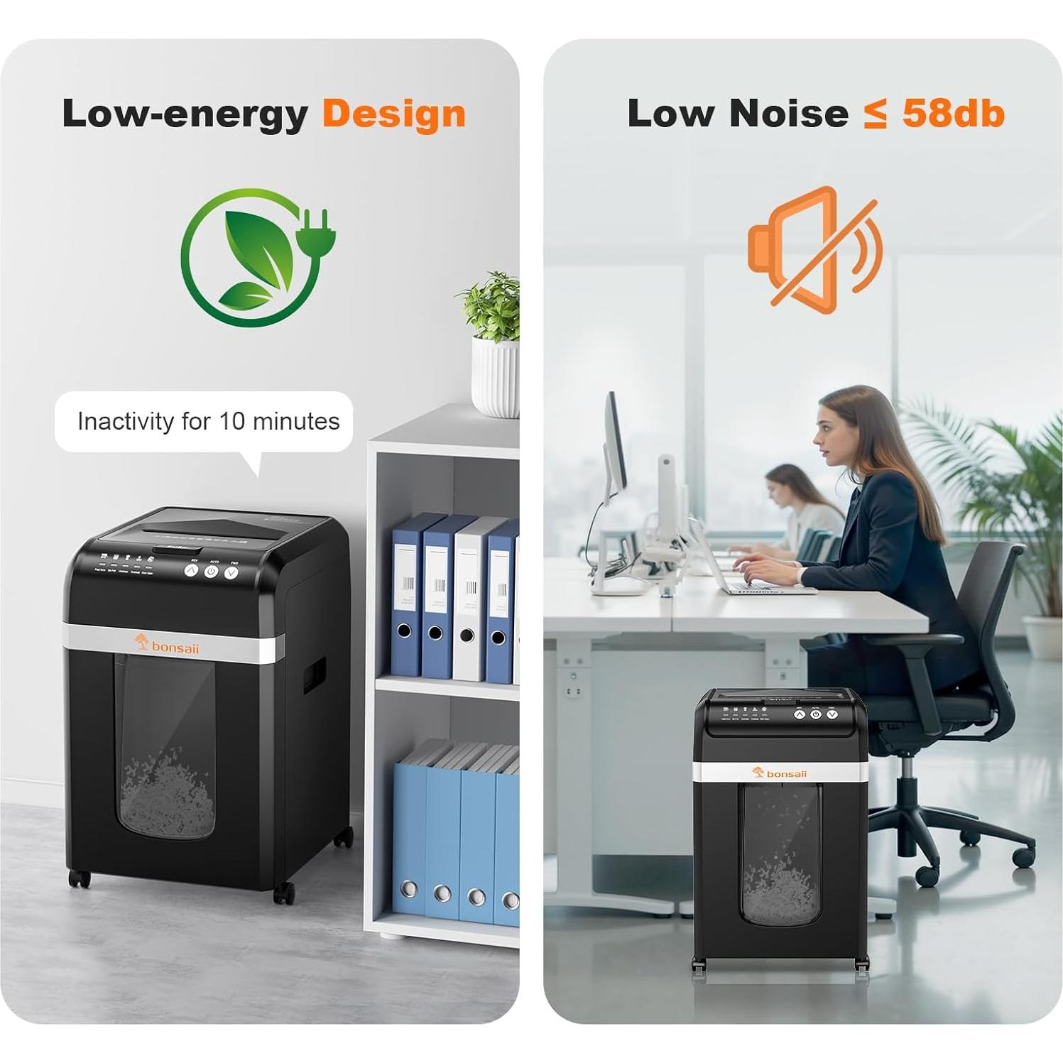 Trituradora de Papel Bonsaii C283-A 200 Hojas Automática P-4