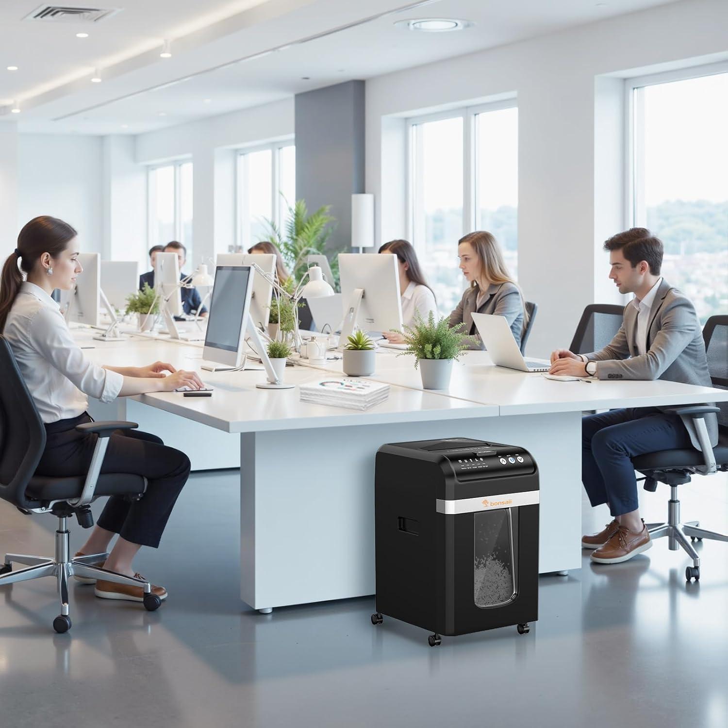 Trituradora de Papel Bonsaii C283-A 200 Hojas Automática P-4